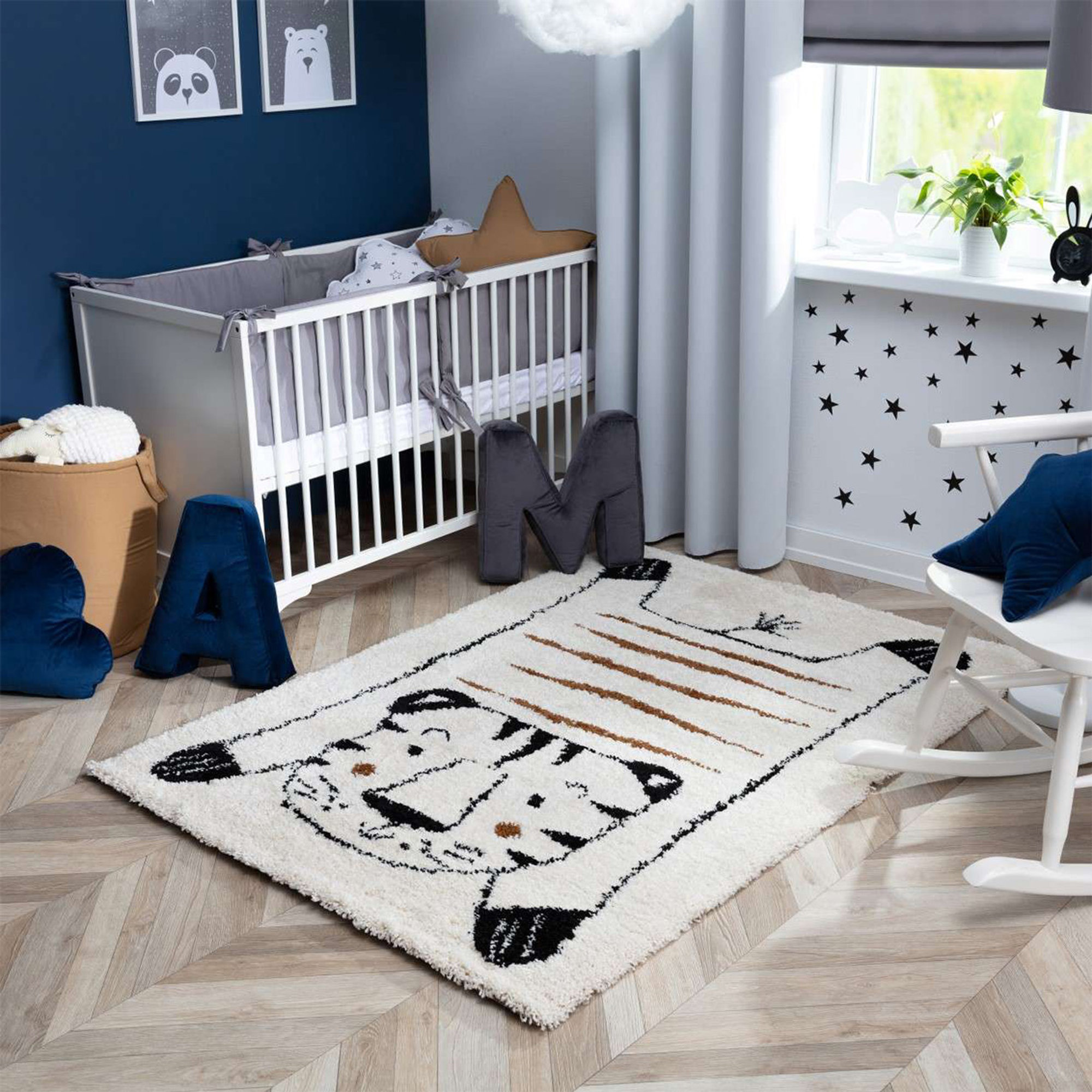 Tiger matta - beige Yellow Tipi vista3