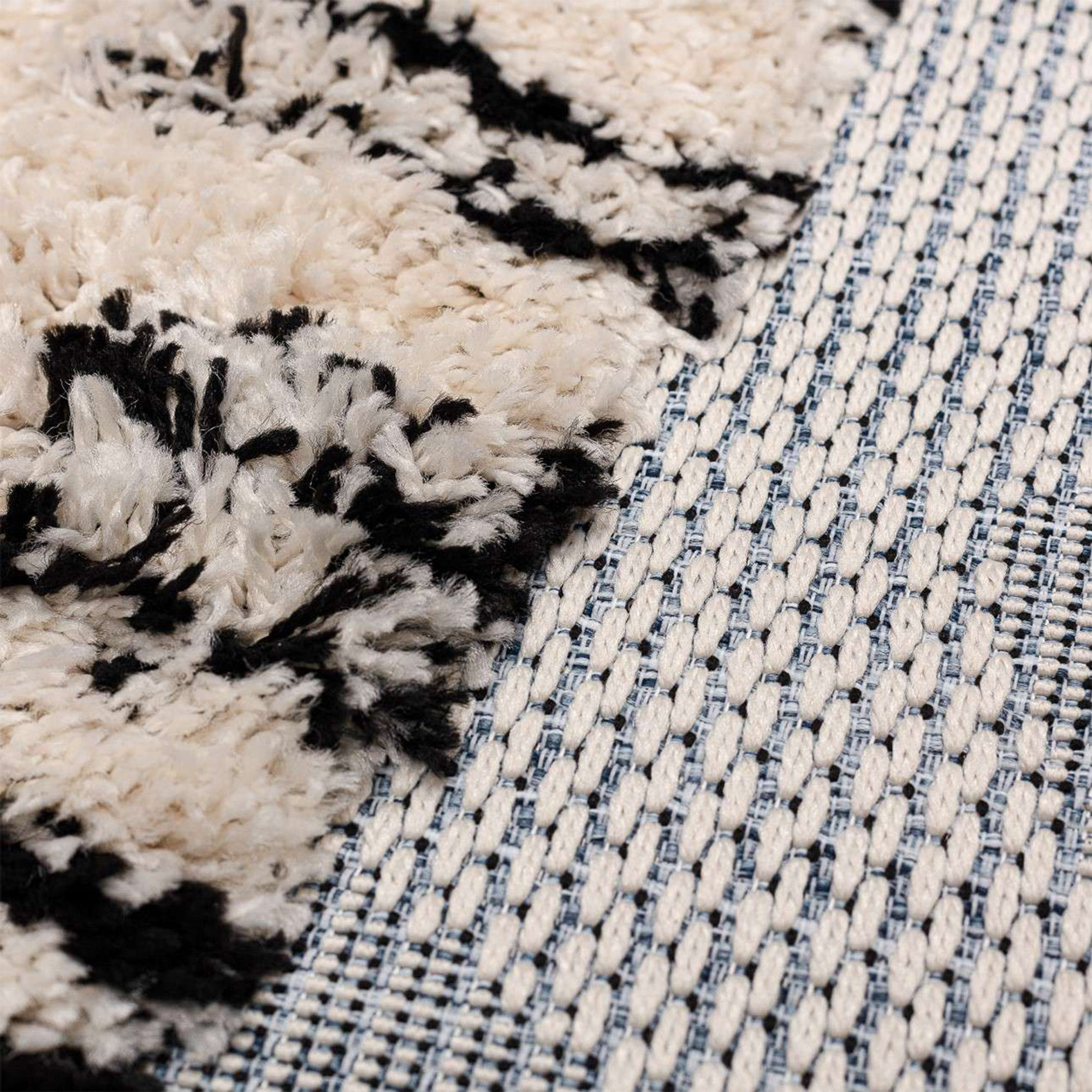Zebra Rug - gray Yellow Tipi vista2