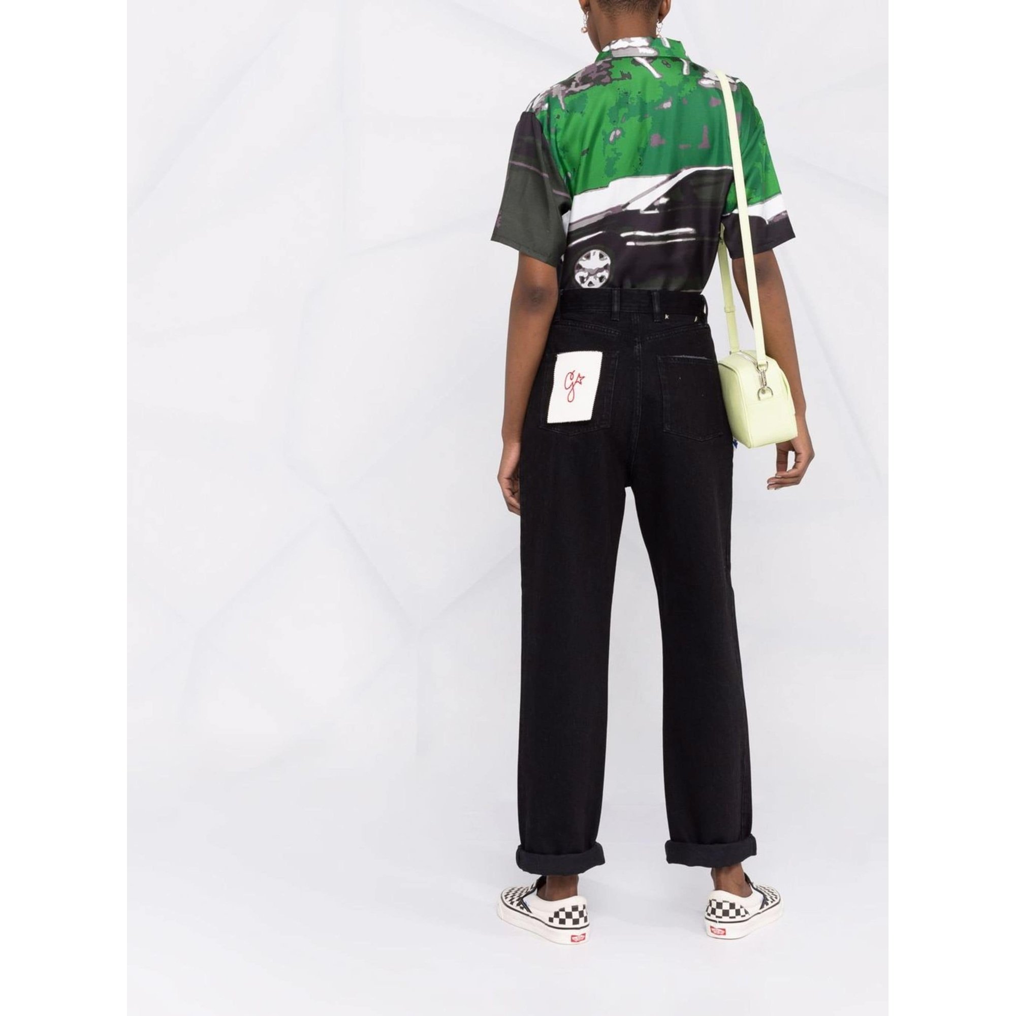 Golden W's Kim One Washed Denim Gwp00844p00062590100 GOLDEN GOOSE vista3