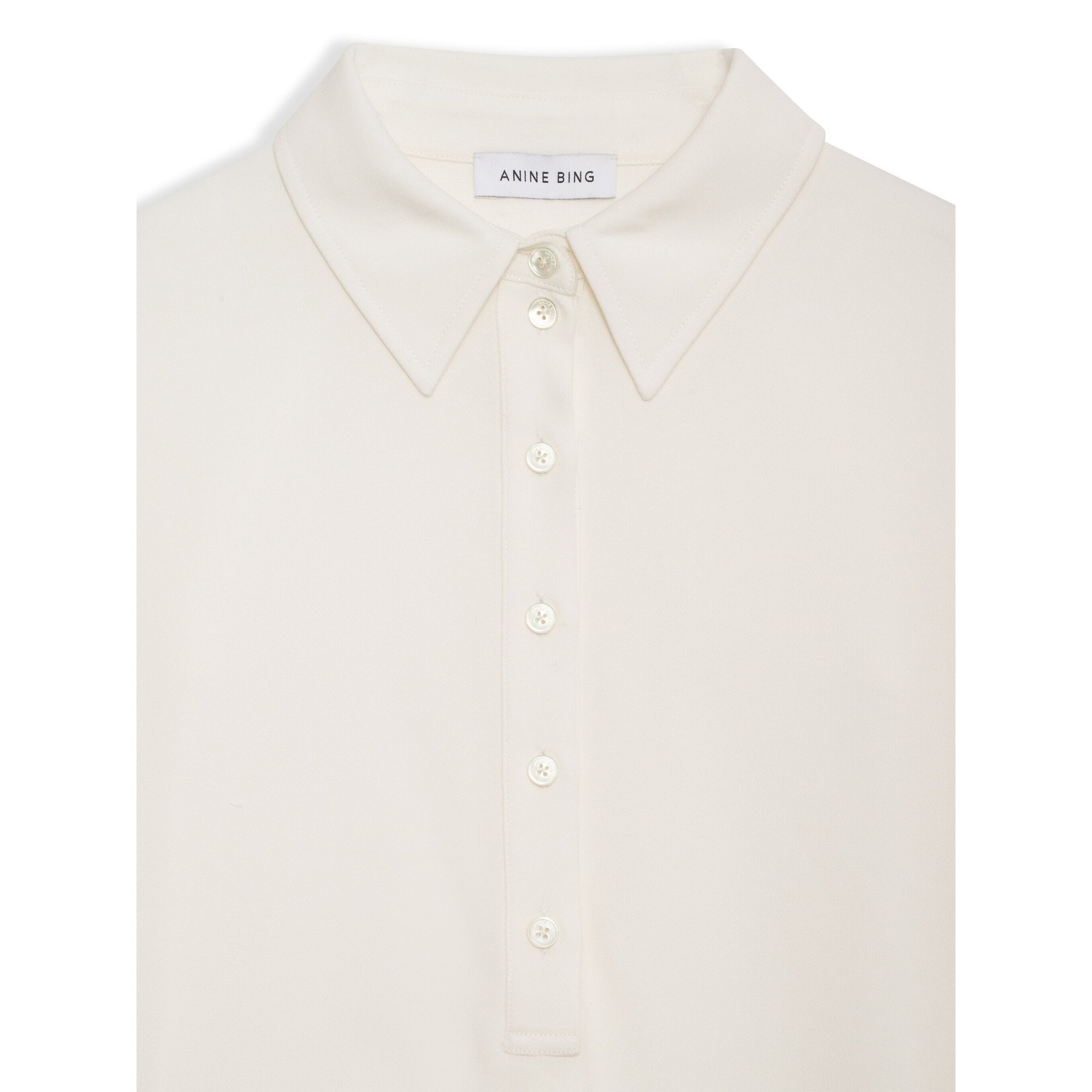 Lake Pullover Shirt - Ivory A075832ivy26 Anine Bing vista3