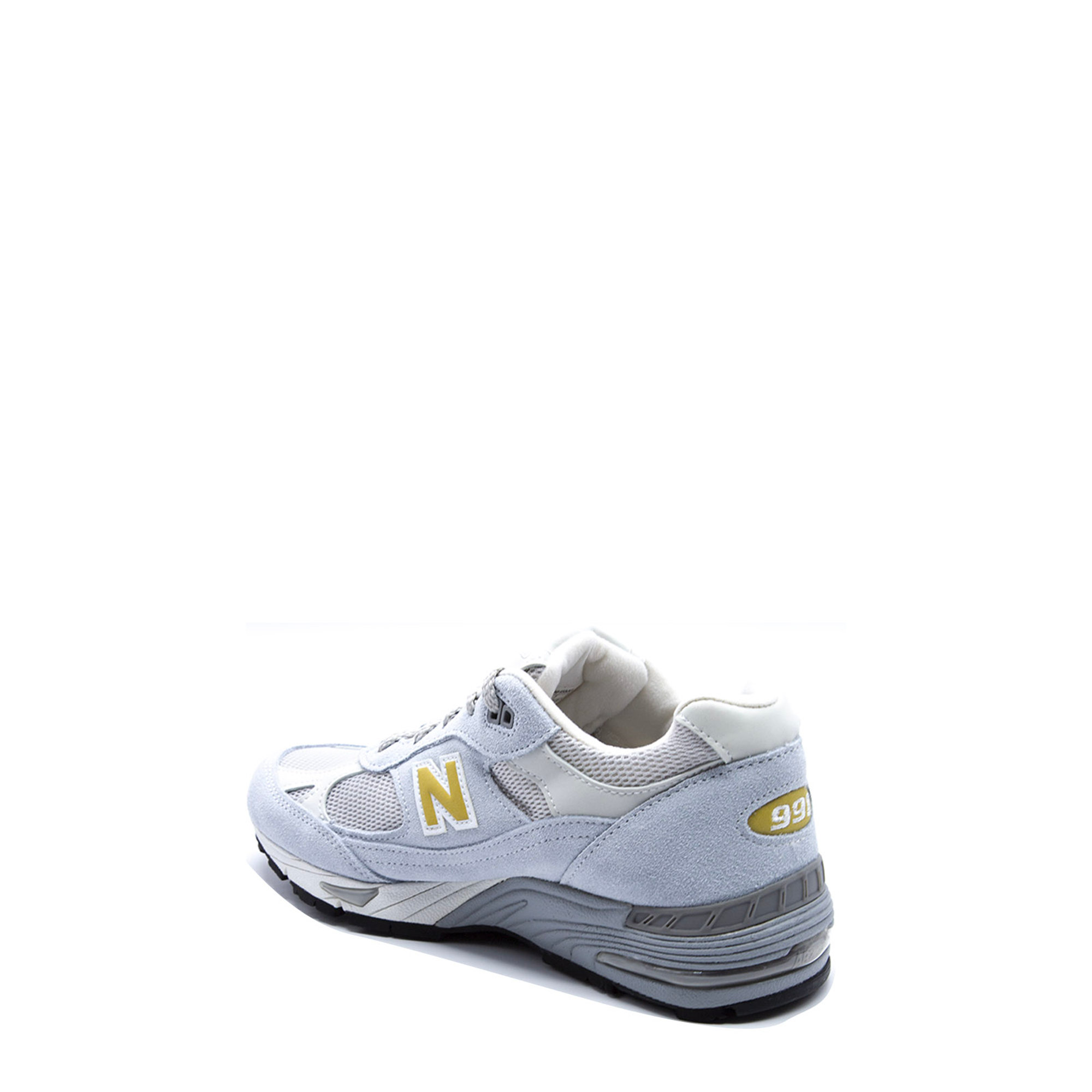 New Balance Sneakers Bianco : NBW991SMGB8 .WHITE/GOLD New Balance vista1