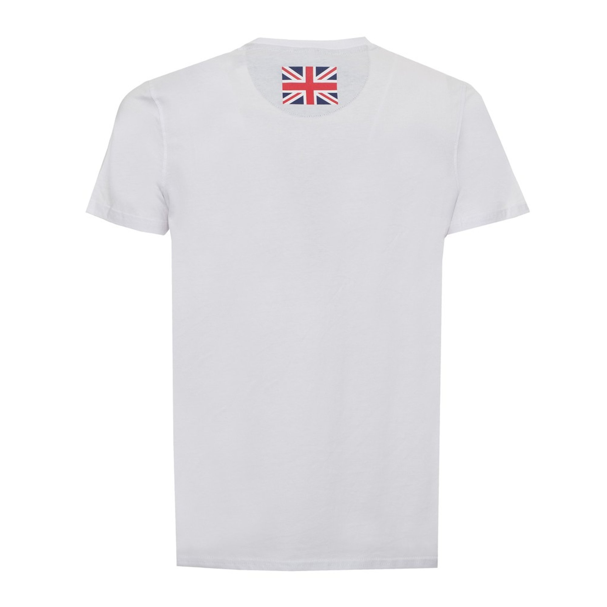 T-shirt White Men Husky vista2