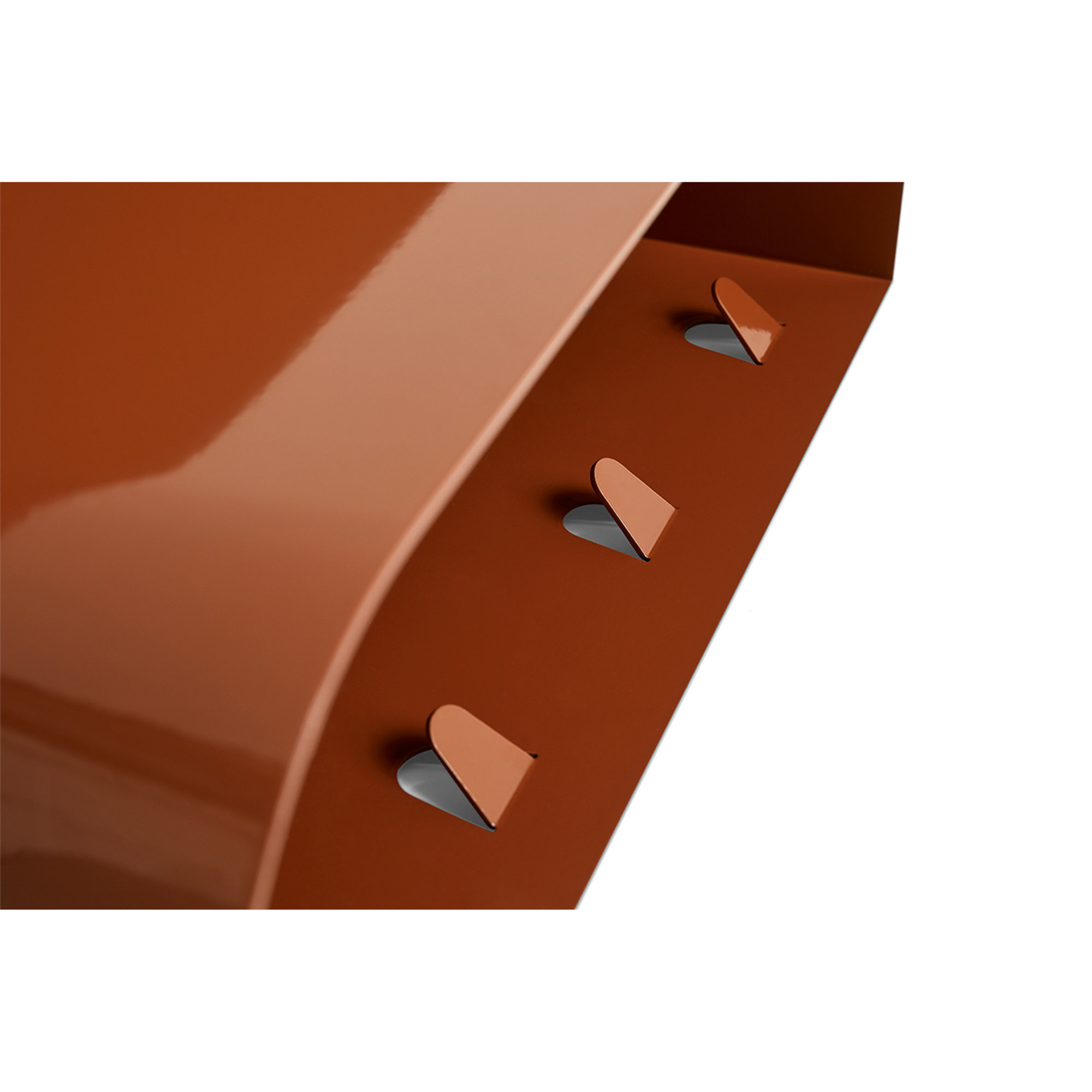 Shelf KORPUS, brick red Hay vista1