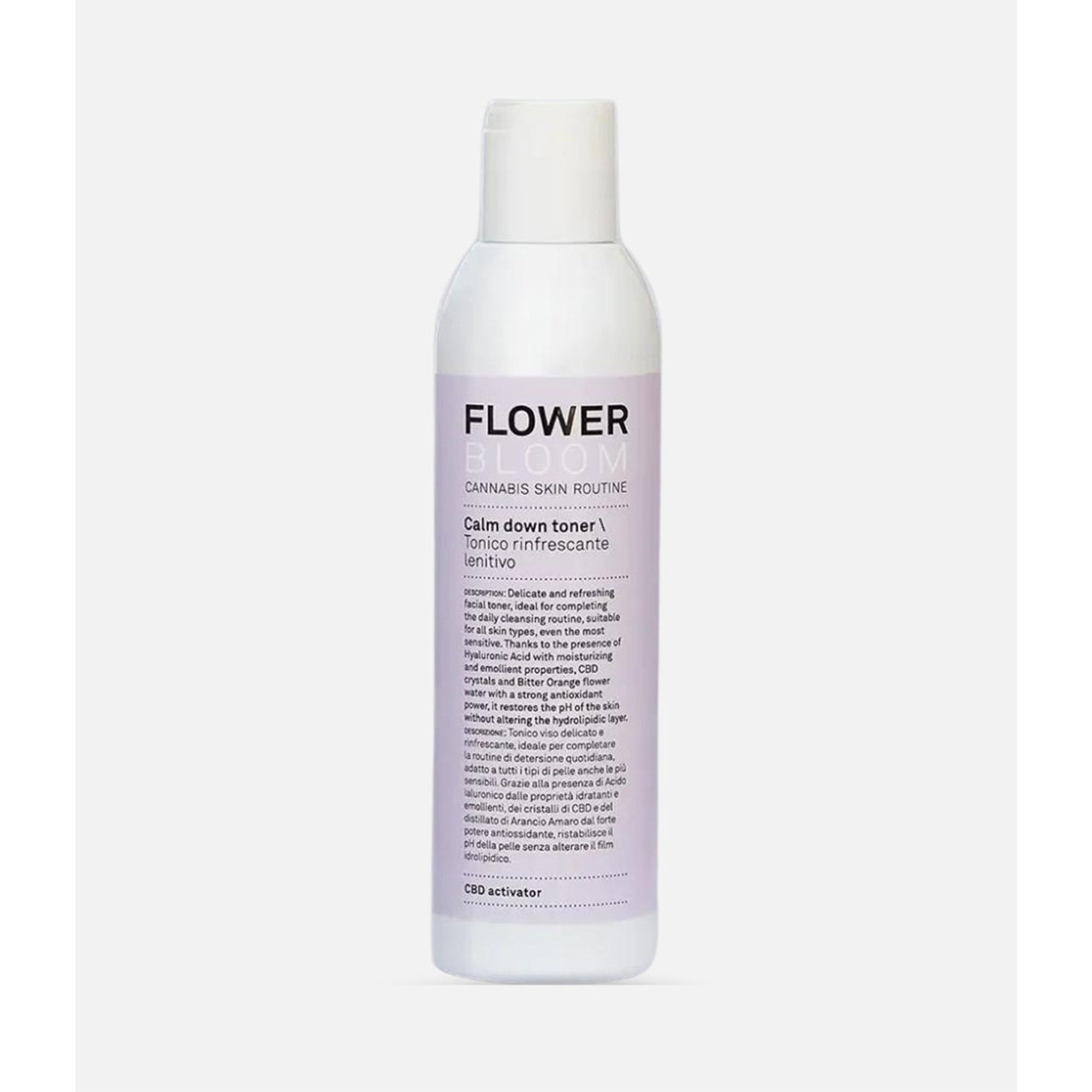 Calm down Toner 200 ml / Tonico rinfrescante lenitivo Flower Bloom vista1