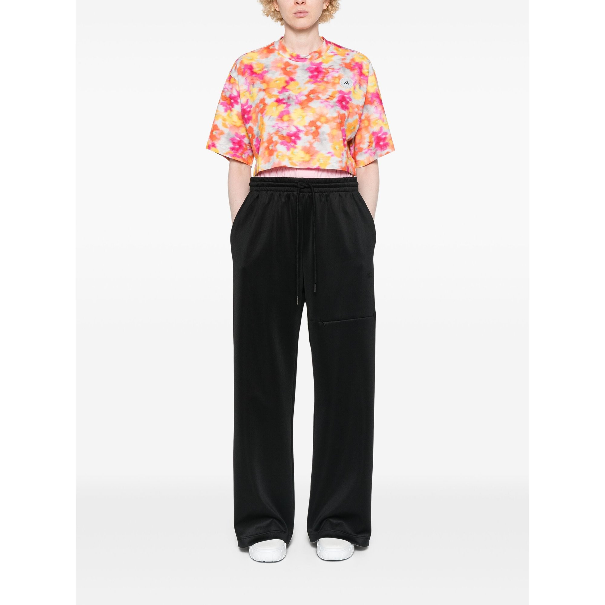 Printed Crop T-shirt Jd8619 Adidas by Stella Mccartney vista1