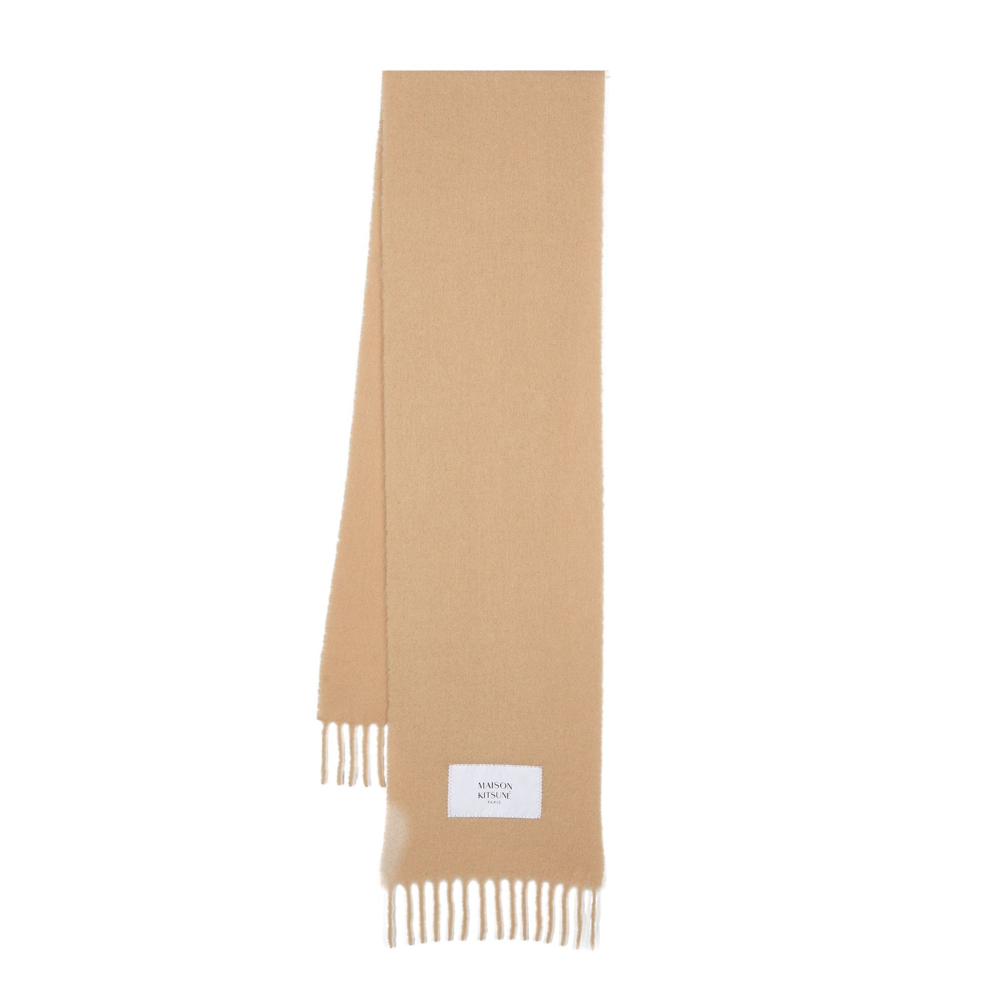 Baby Alpaca Scarf Lm06206wa0022 Maison Kitsuné vista0