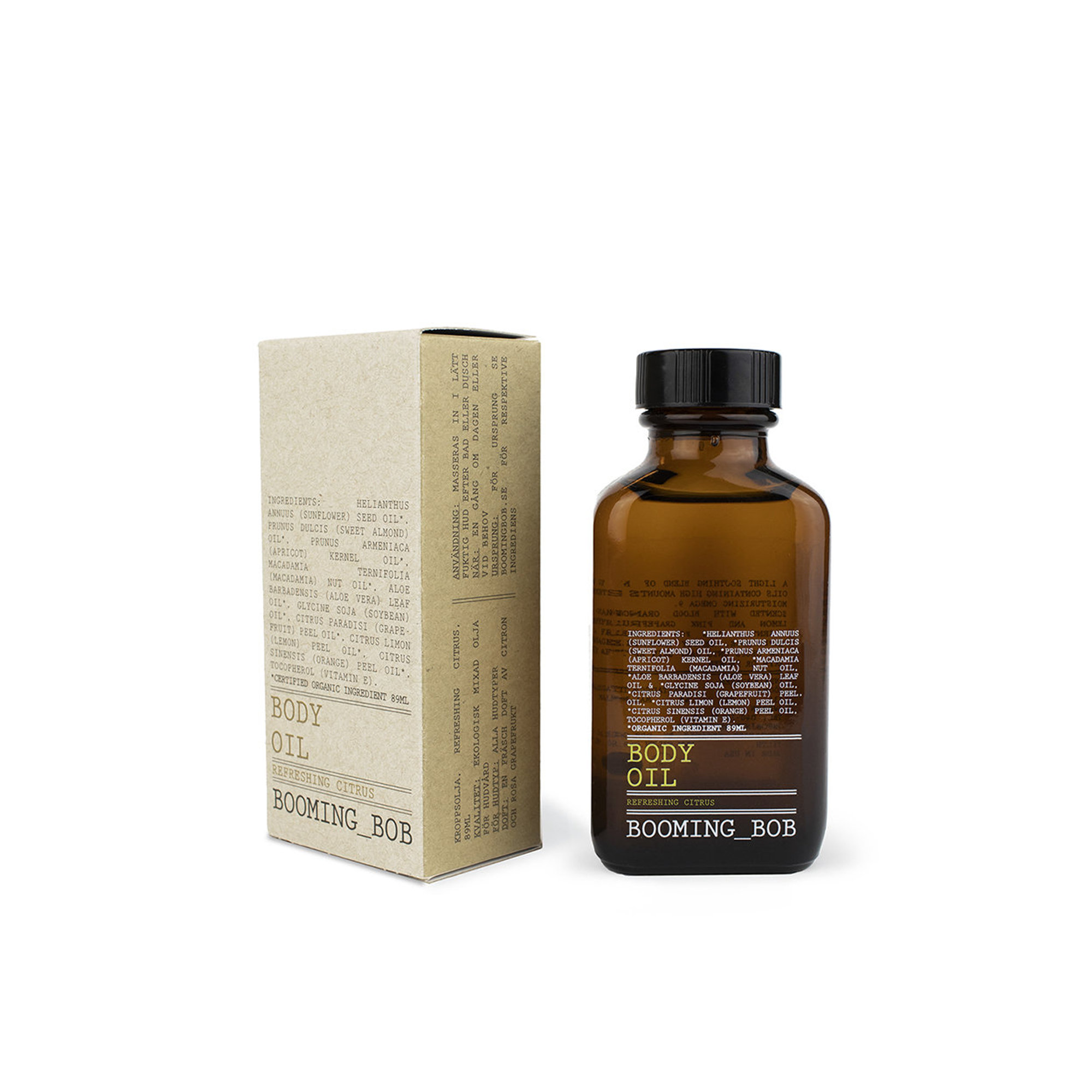 Olio corpo rinfrescante - Limone 89ml /Body Oil, Citrus  - Refreshing 89ml Booming Bob vista0
