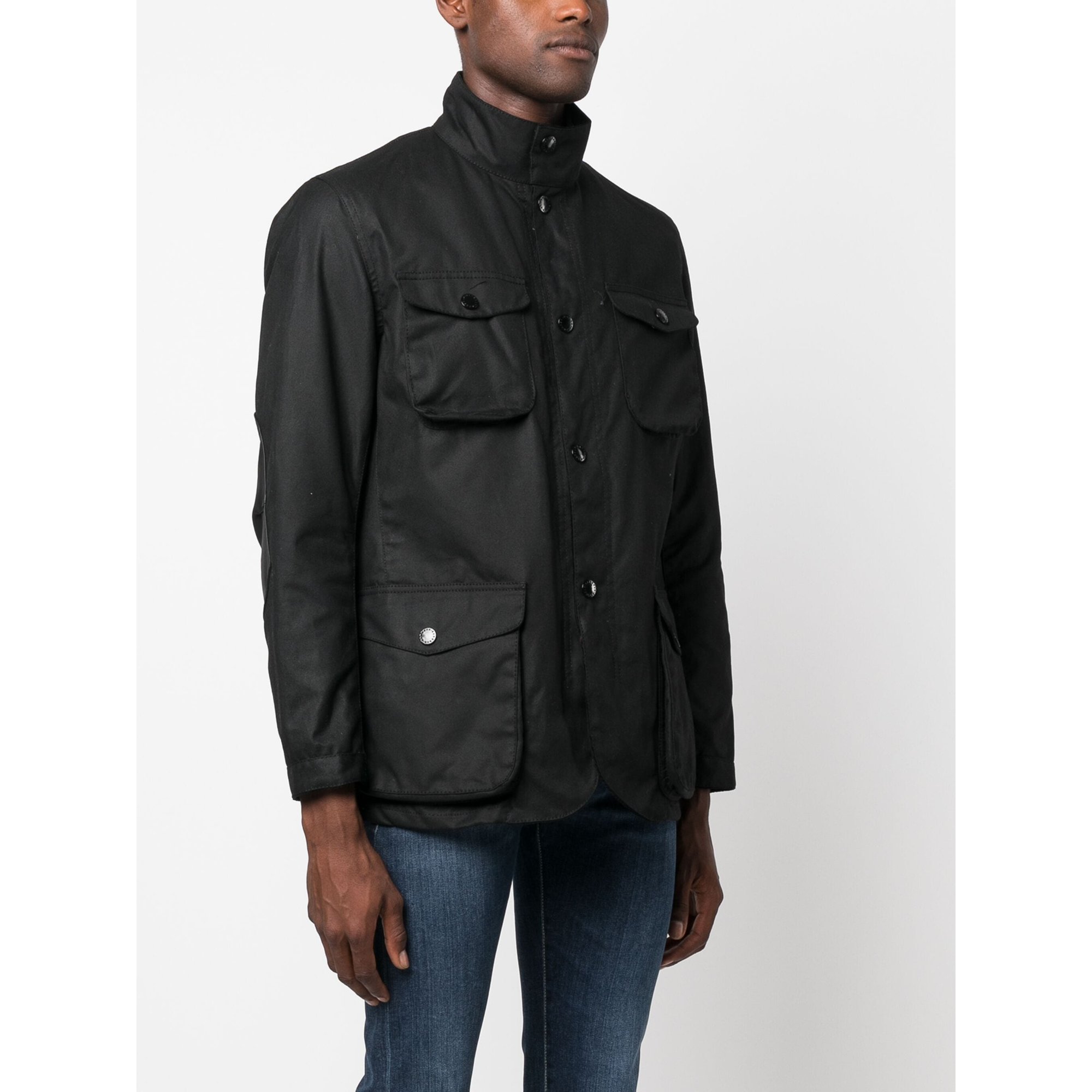 Chaqueta de cera Ogston Mwx0700bk11 Barbour vista2
