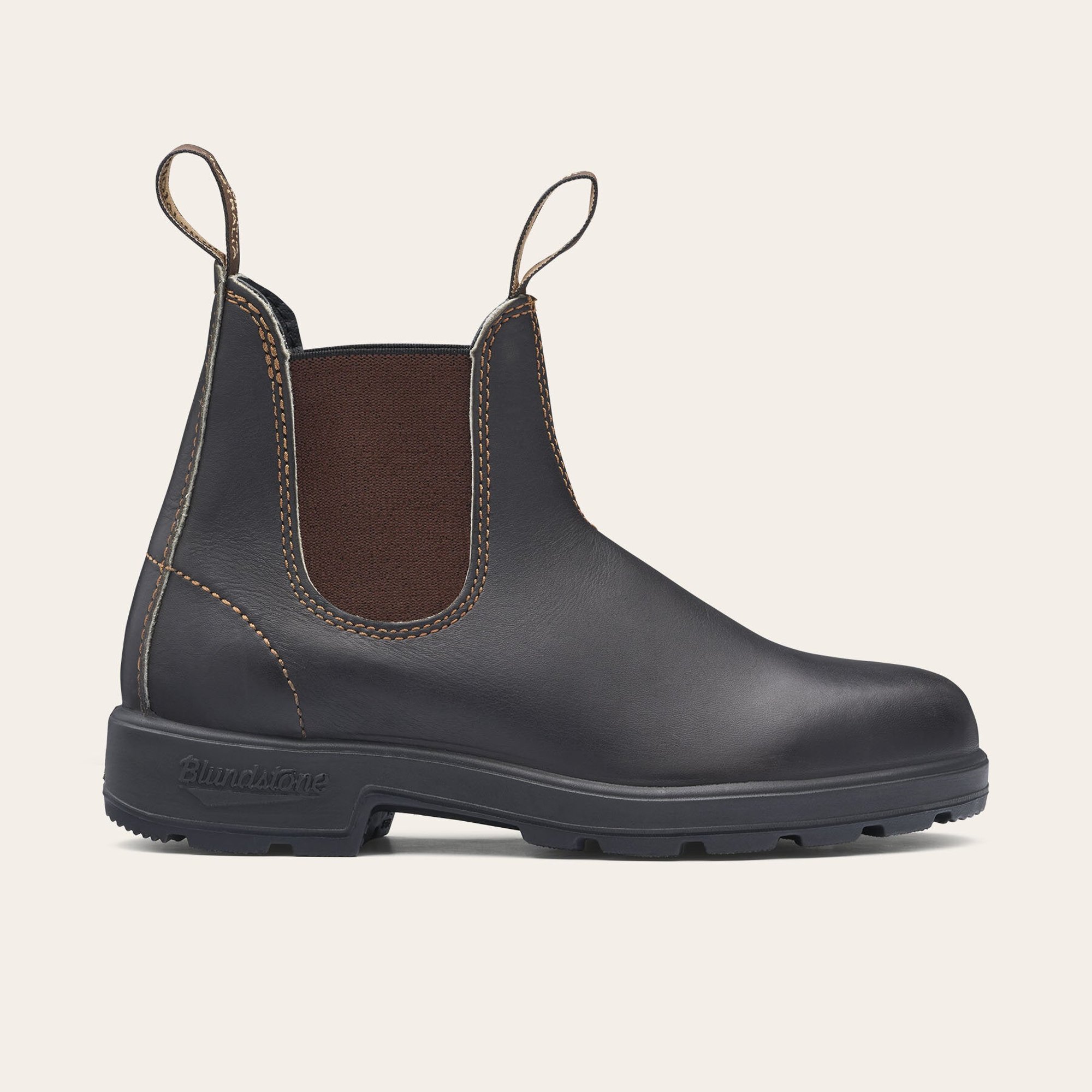 500 Stout Brown Leather 500 Blundstone vista0