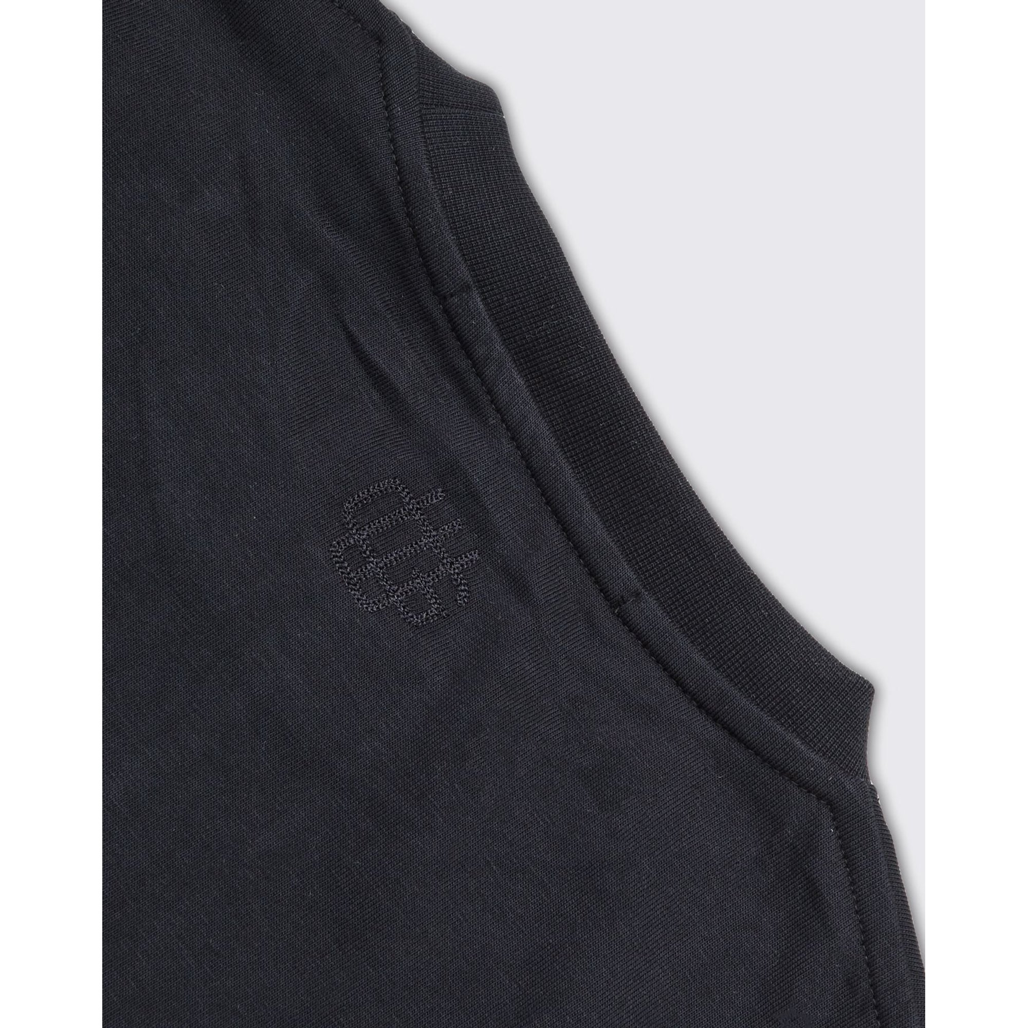 T-shirt Jersey Boxy Noir Garment Workshop vista2