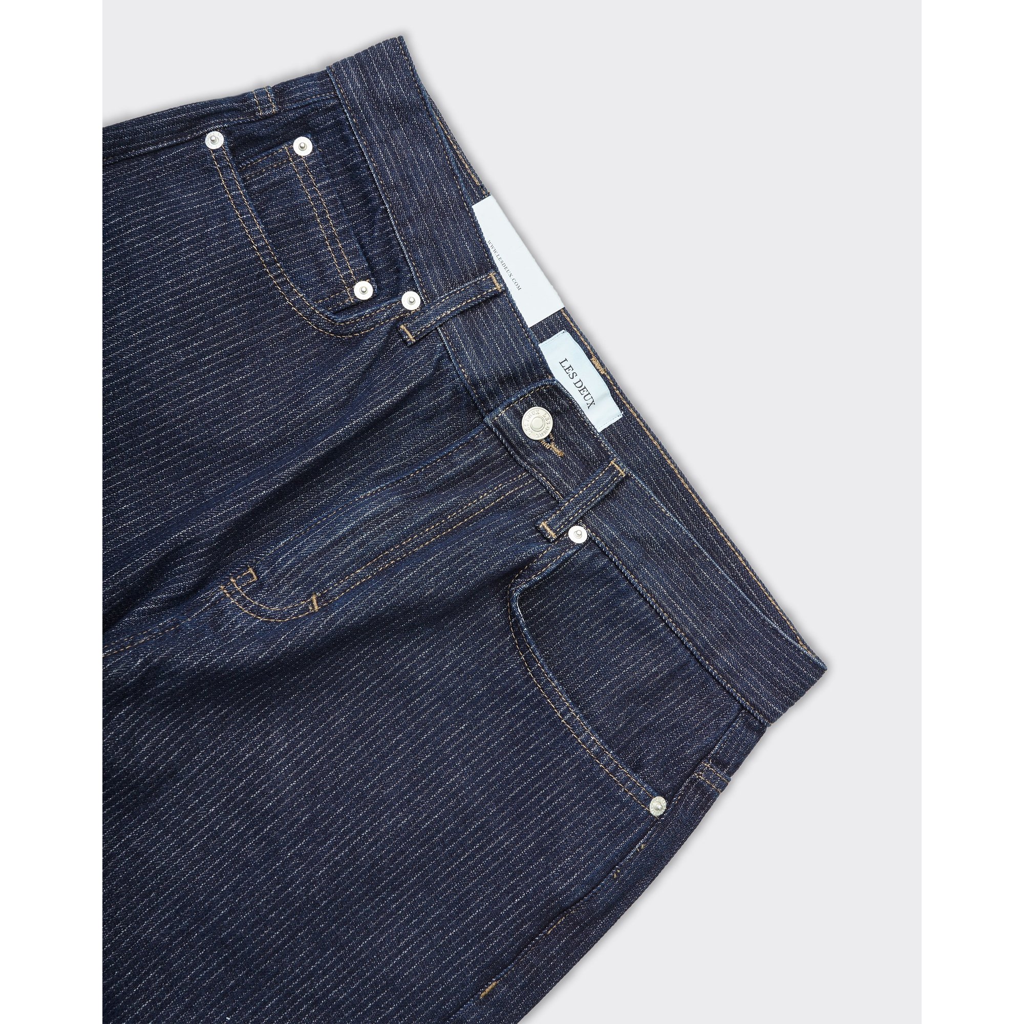 Jeans Roi Stripe Denim Dark Navy LES DEUX vista1