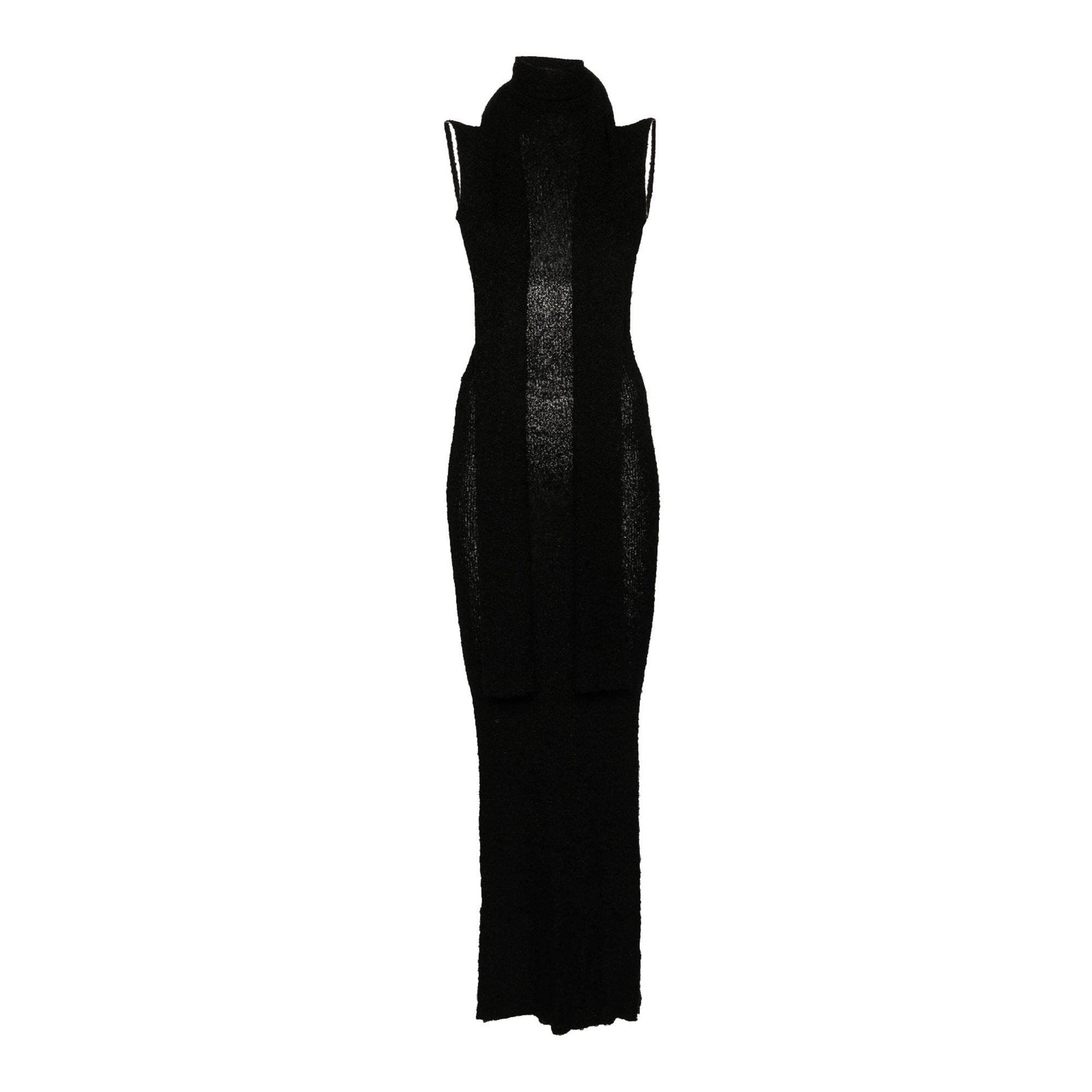 Vestito AMPF2402 NERO Aya Muse vista0