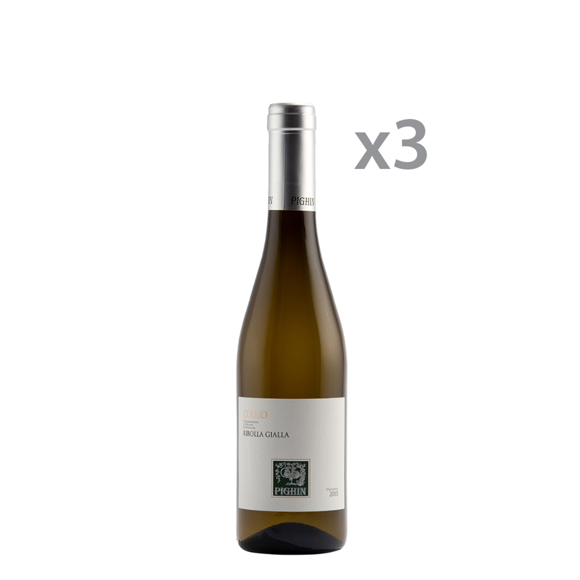 3 bottiglie 375 ml - Ribolla Gialla Collio DOC 2017 Pighin vista0
