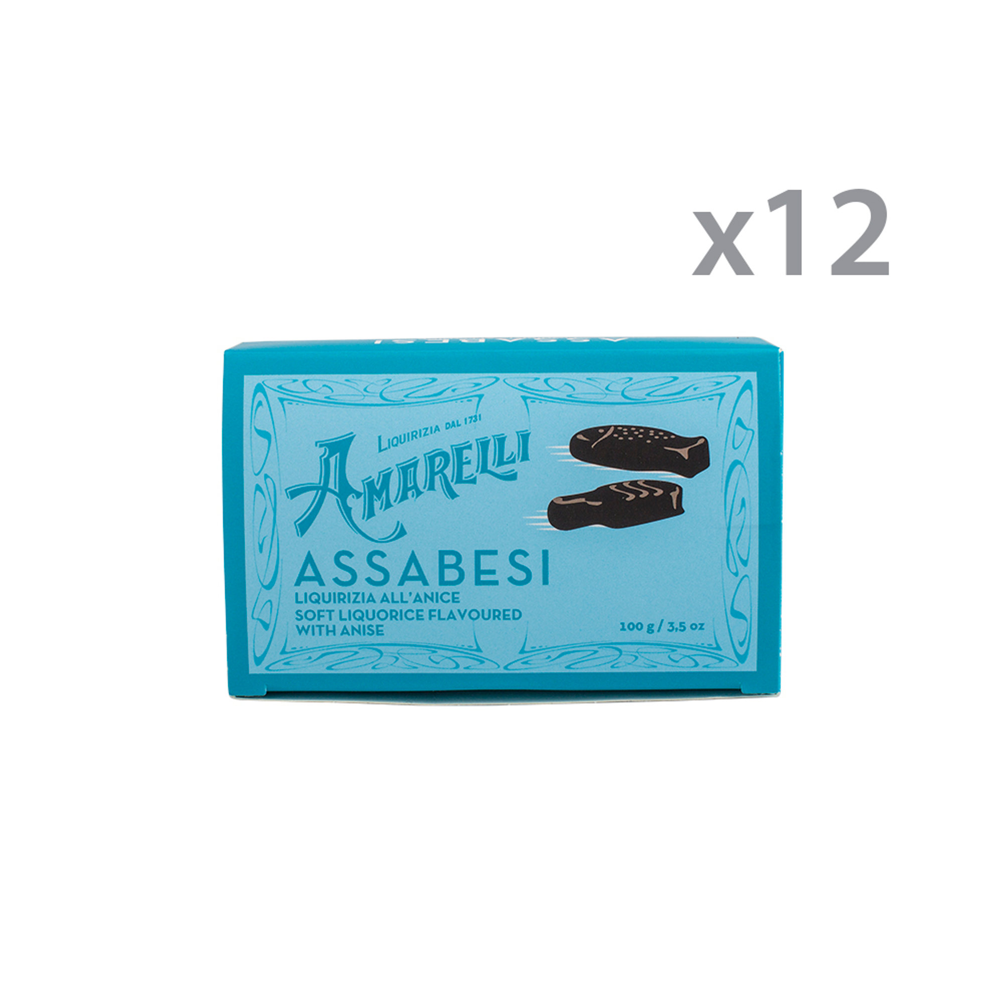 12 confezioni - Assabesi Amarelli vista0