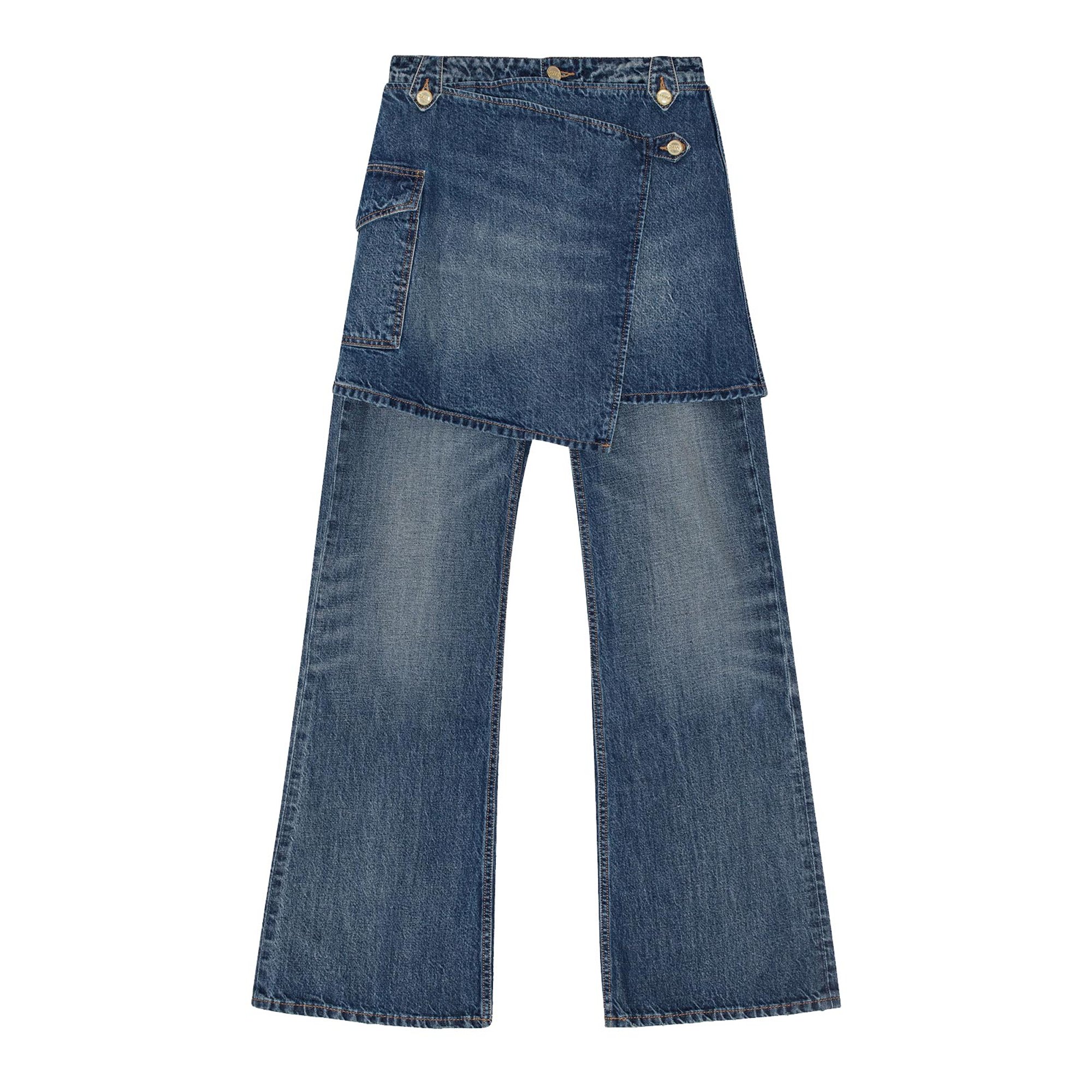 Skirt Jeans - J1562 567 Ganni vista0