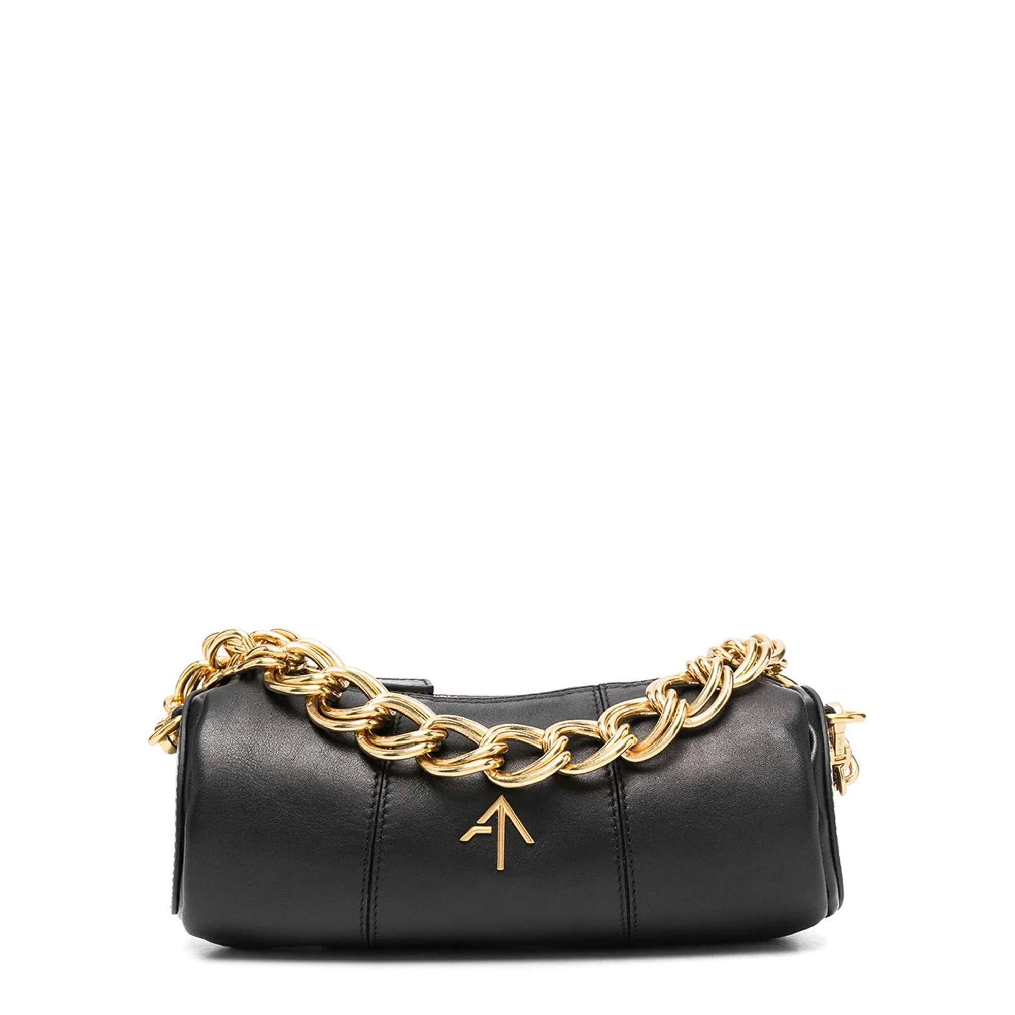 Mini Cylinder Soft Leather - 2018222 BLACK Manu Atelier vista0