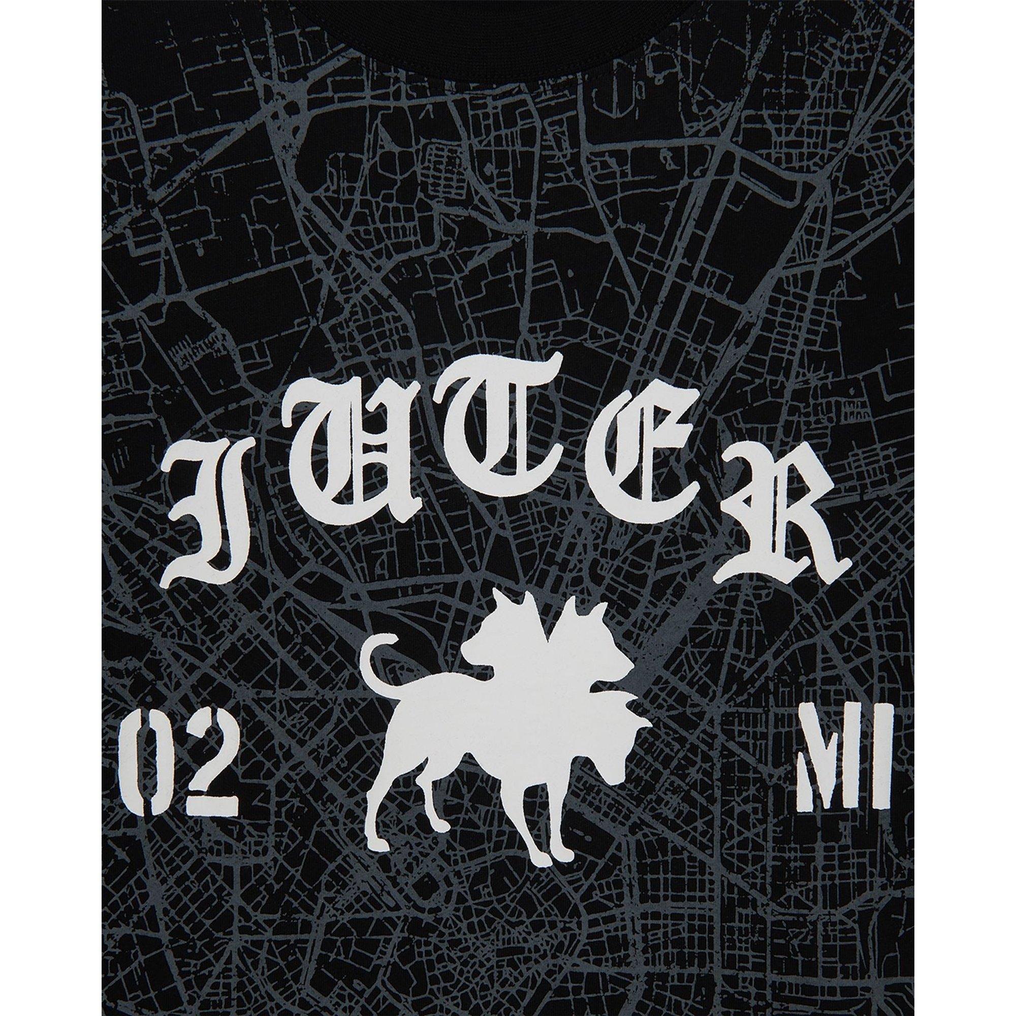 Club Dogo T-shirt Milano Map Logo Nera Iuter vista1