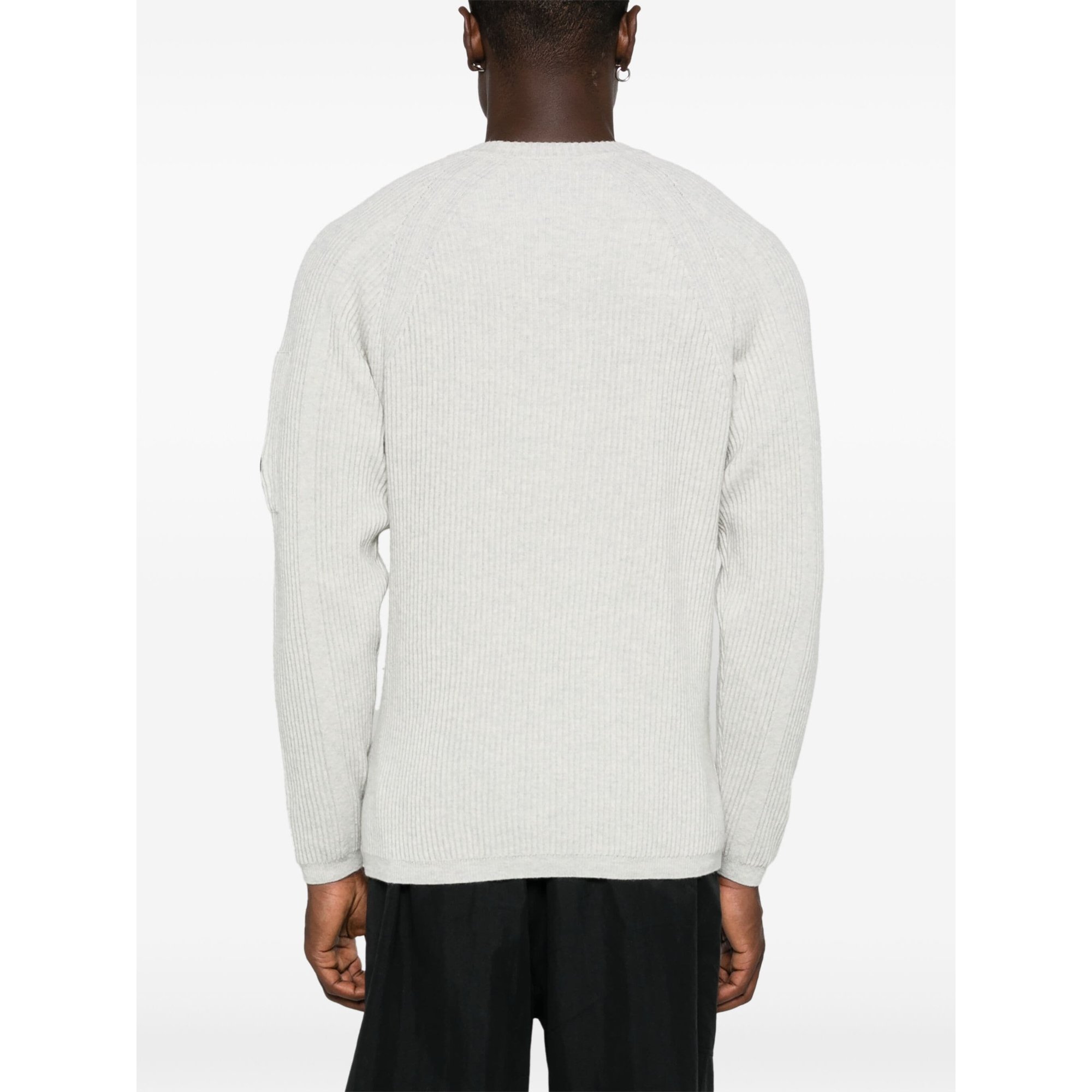 Lambswool Grs Crew Neck Full Knit 17cmkn052a110149a CP Company vista3