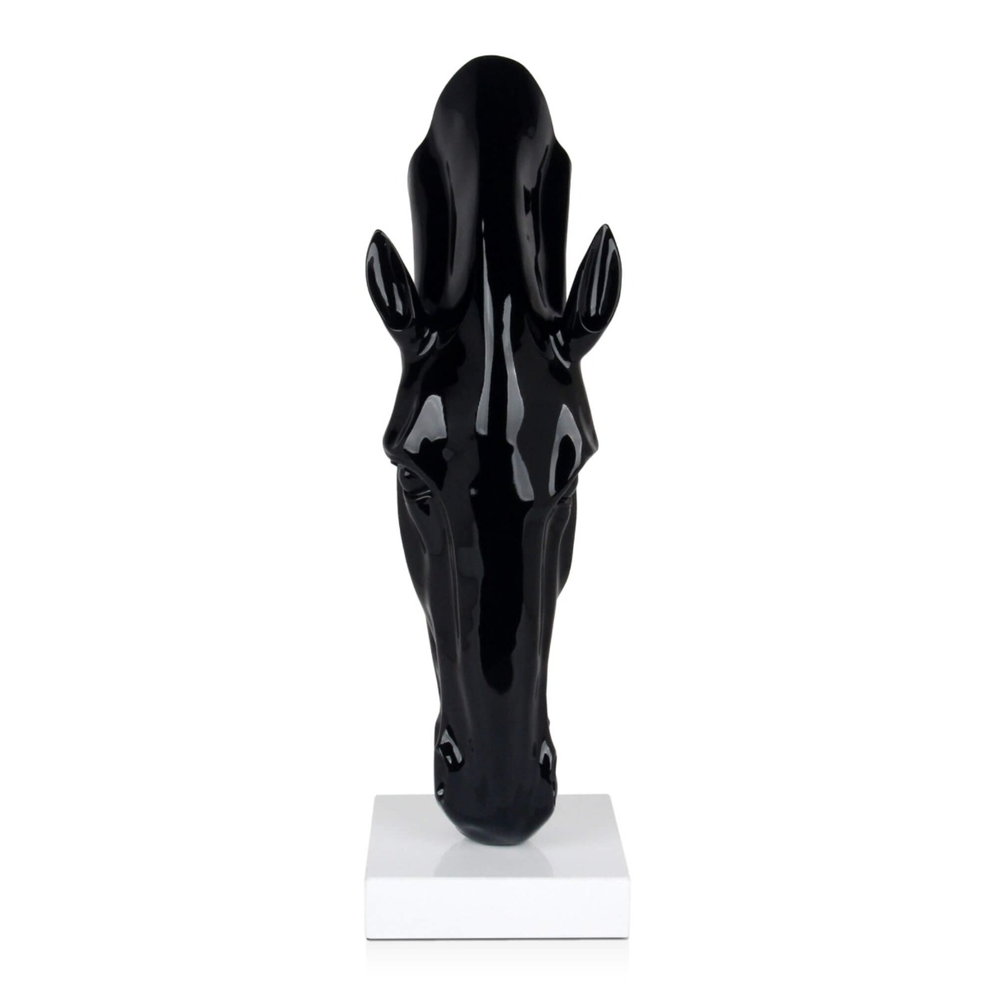 Adm - Grande Sculpture en Résine 'tête de Cheval' Arte dal mondo vista3
