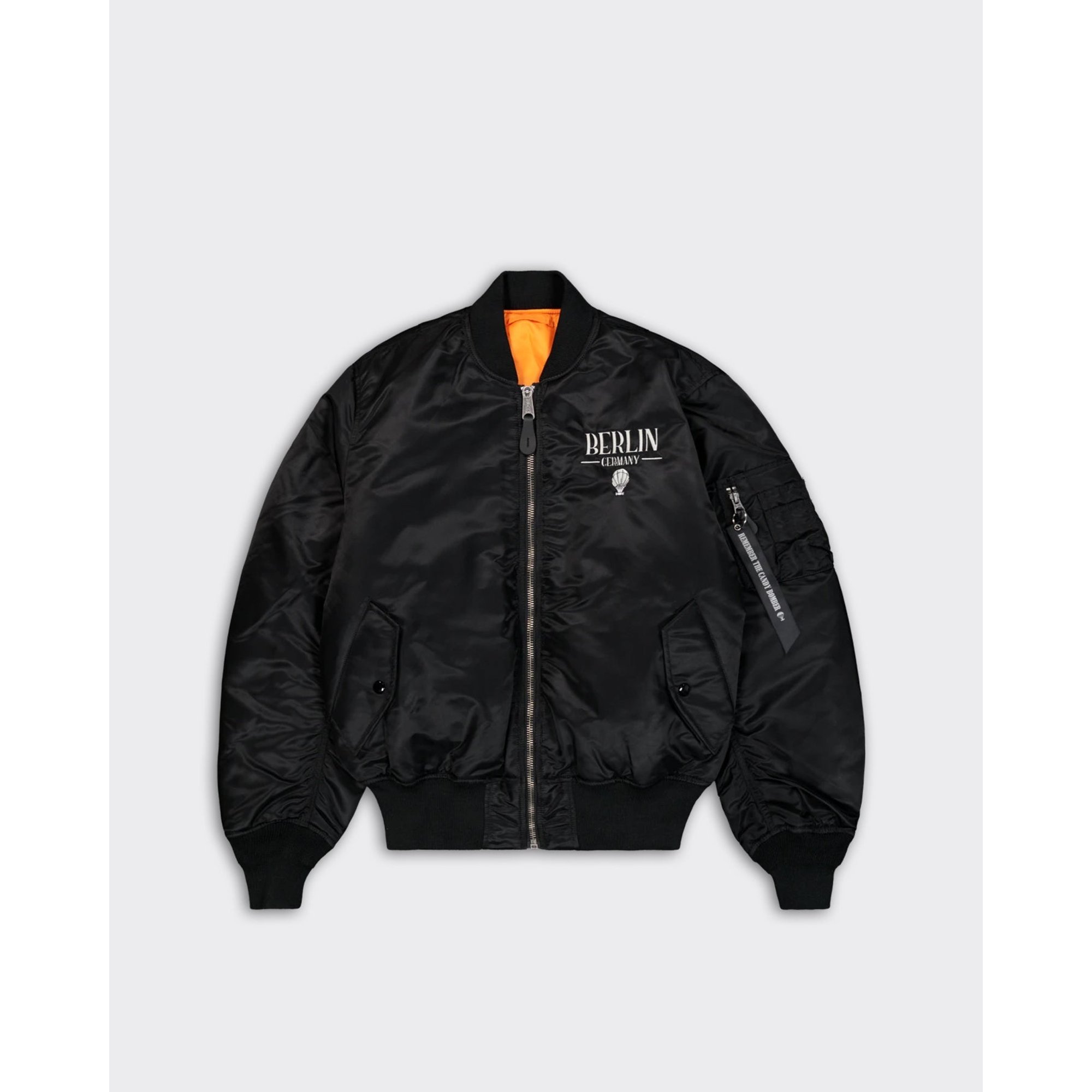 Bomber Ma-1 Berlin Candy Black Alpha Industries vista0
