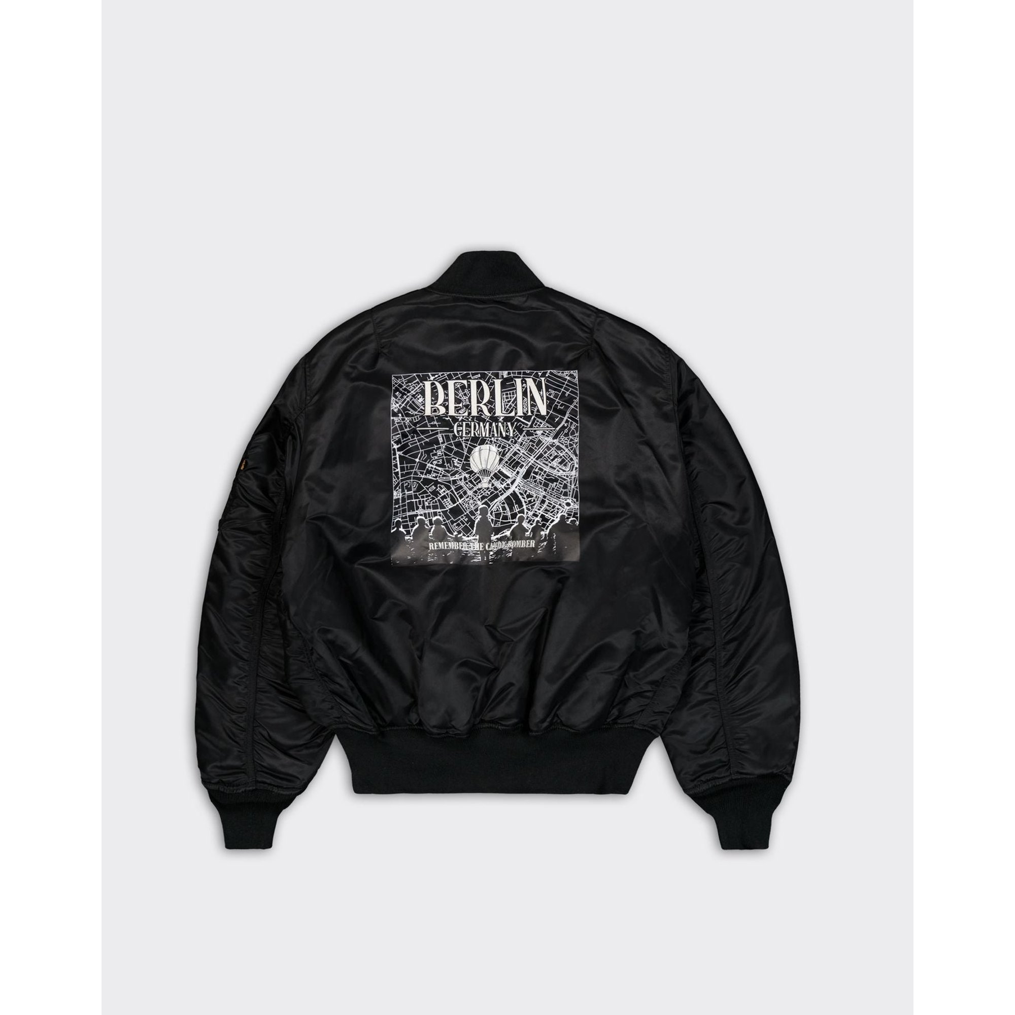 Bomber Ma-1 Berlin Candy Black Alpha Industries vista1