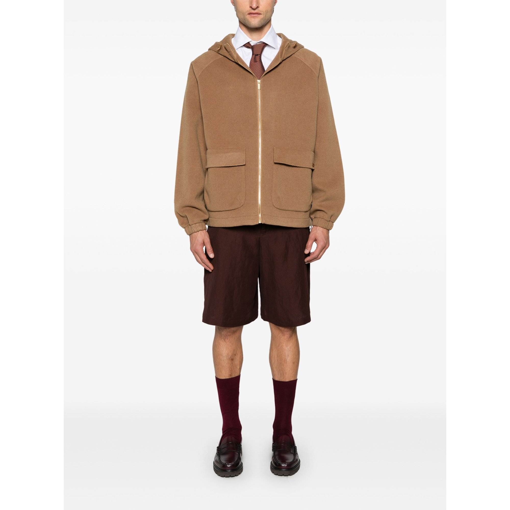 la Veste à Capuche Laine Ejt191wo031cl Drole De Monsieur vista1