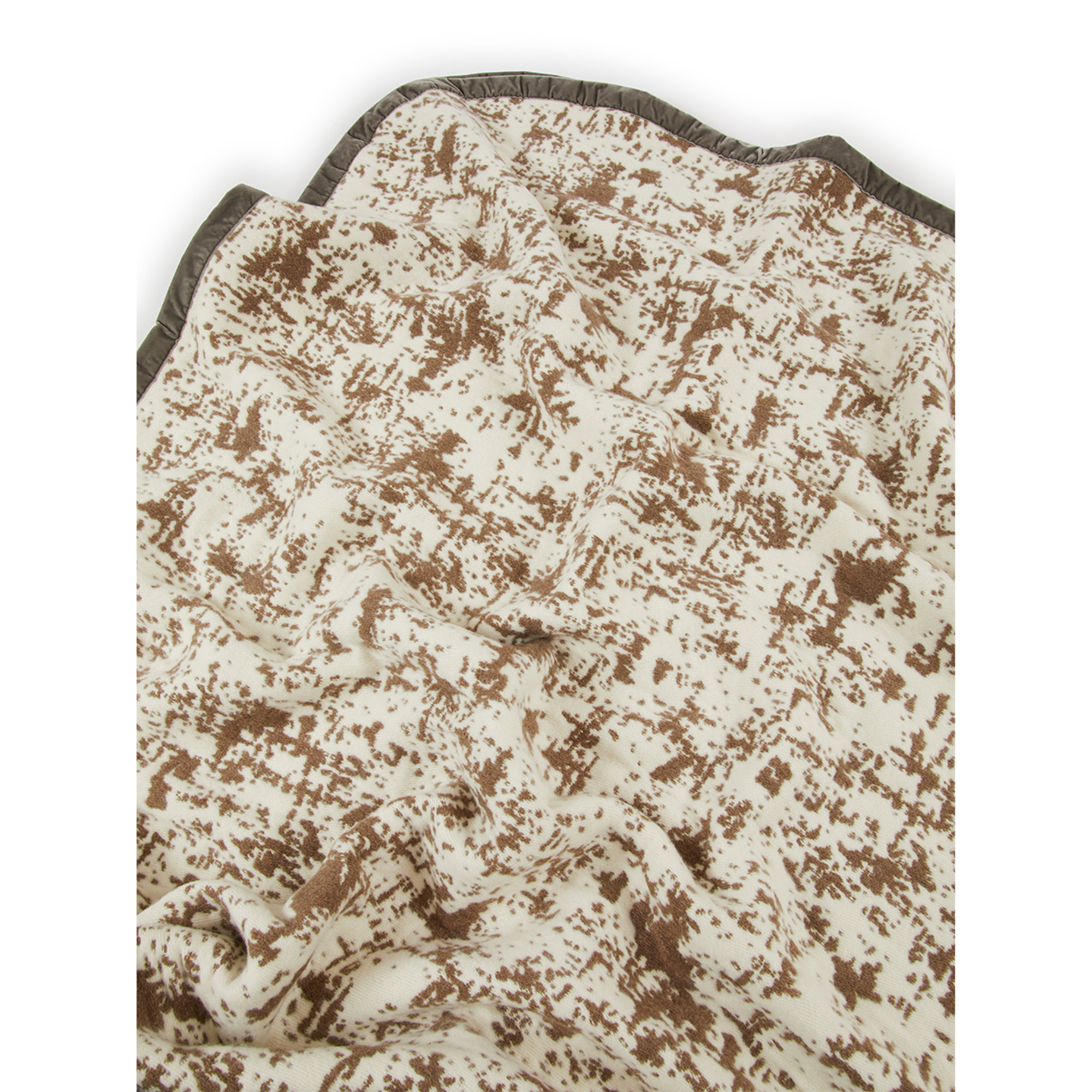 Coperta THERMOCOPERTA CAMOUFLAGE - Brown, 220x250 Lanerossi vista5