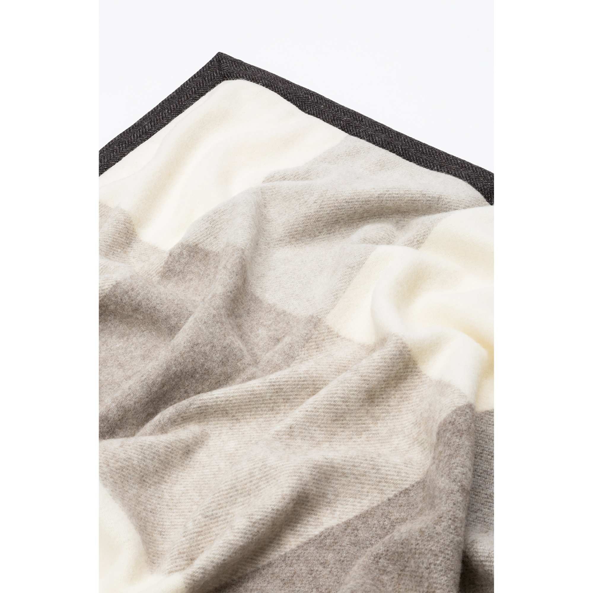 Coperta ABETE GREEN LABEL - Bianco / Marrone, 210x160 Lanerossi vista2
