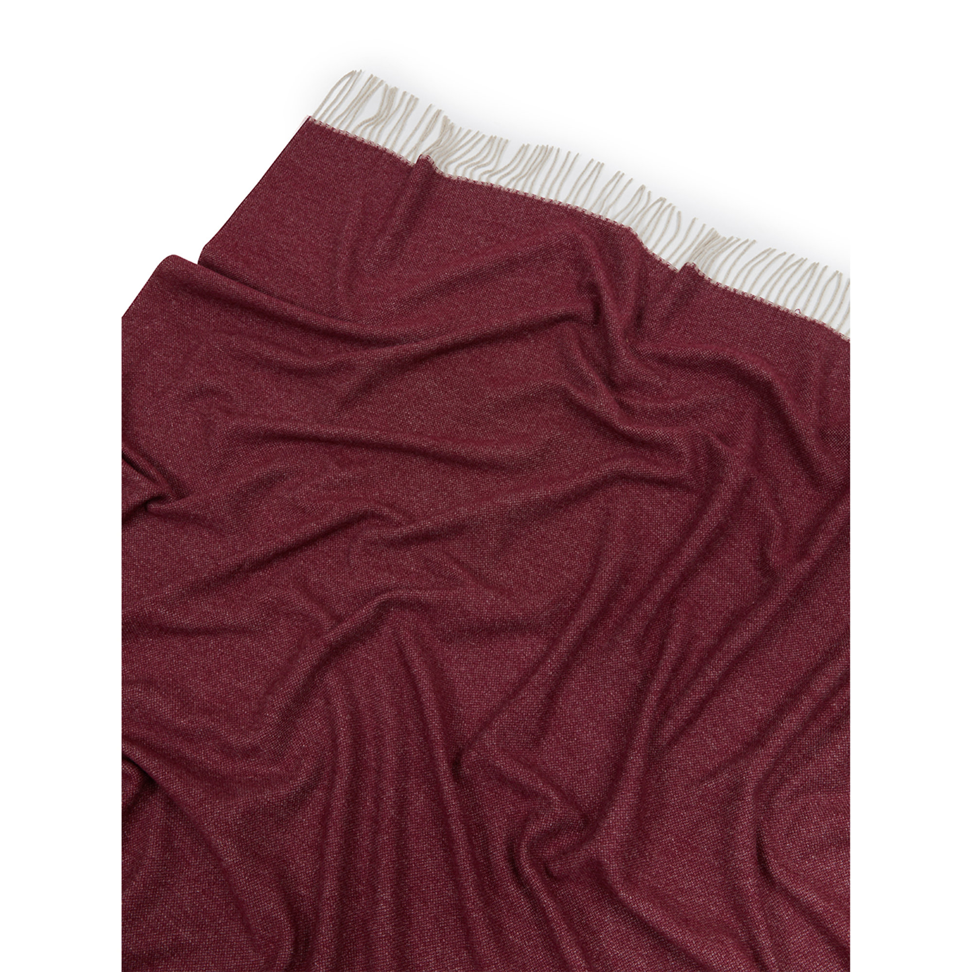 Plaid TORCELLO - Bordeaux, 130x180 Lanerossi vista3