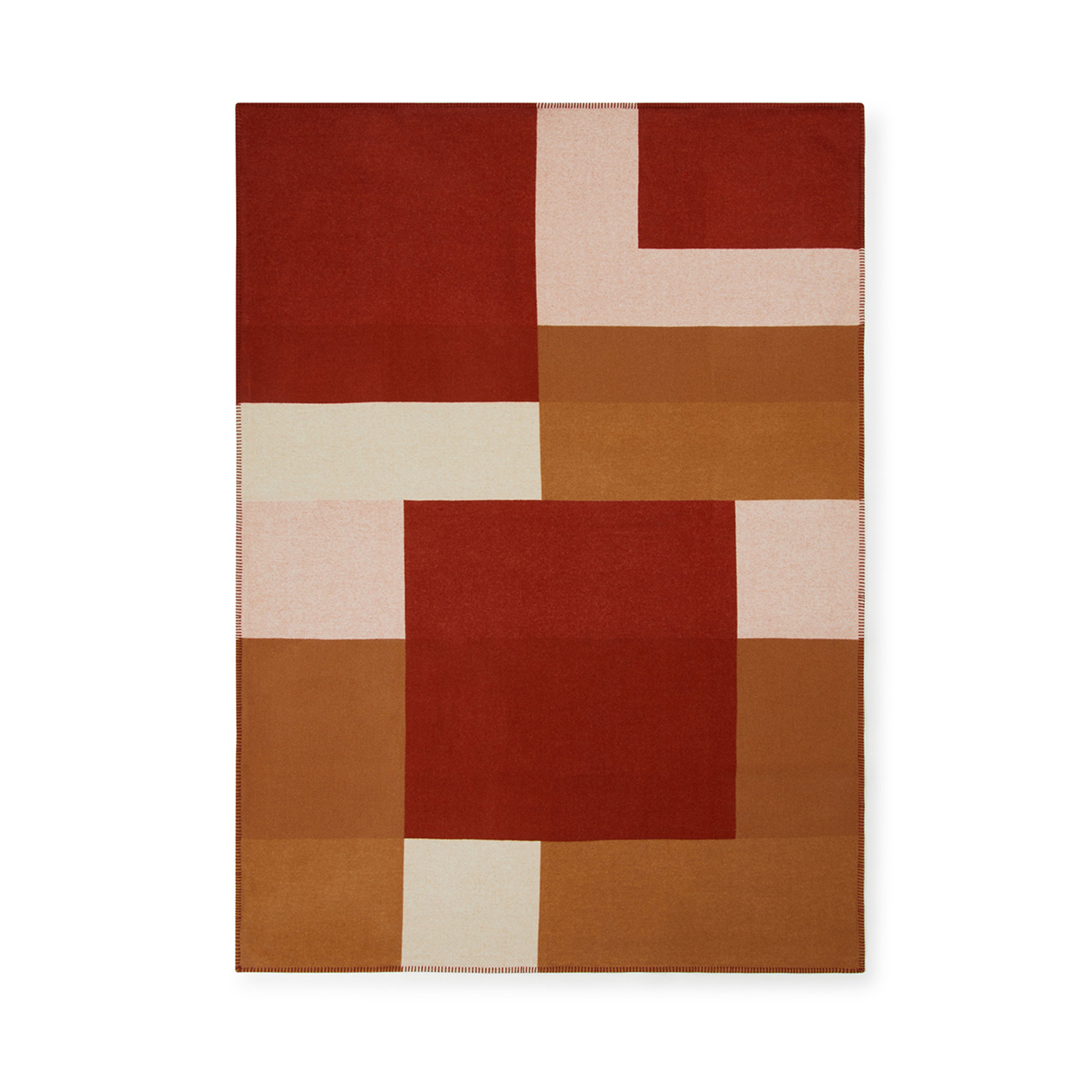 Plaid MALMO - Beige / Cotto, 130x180 Lanerossi vista2