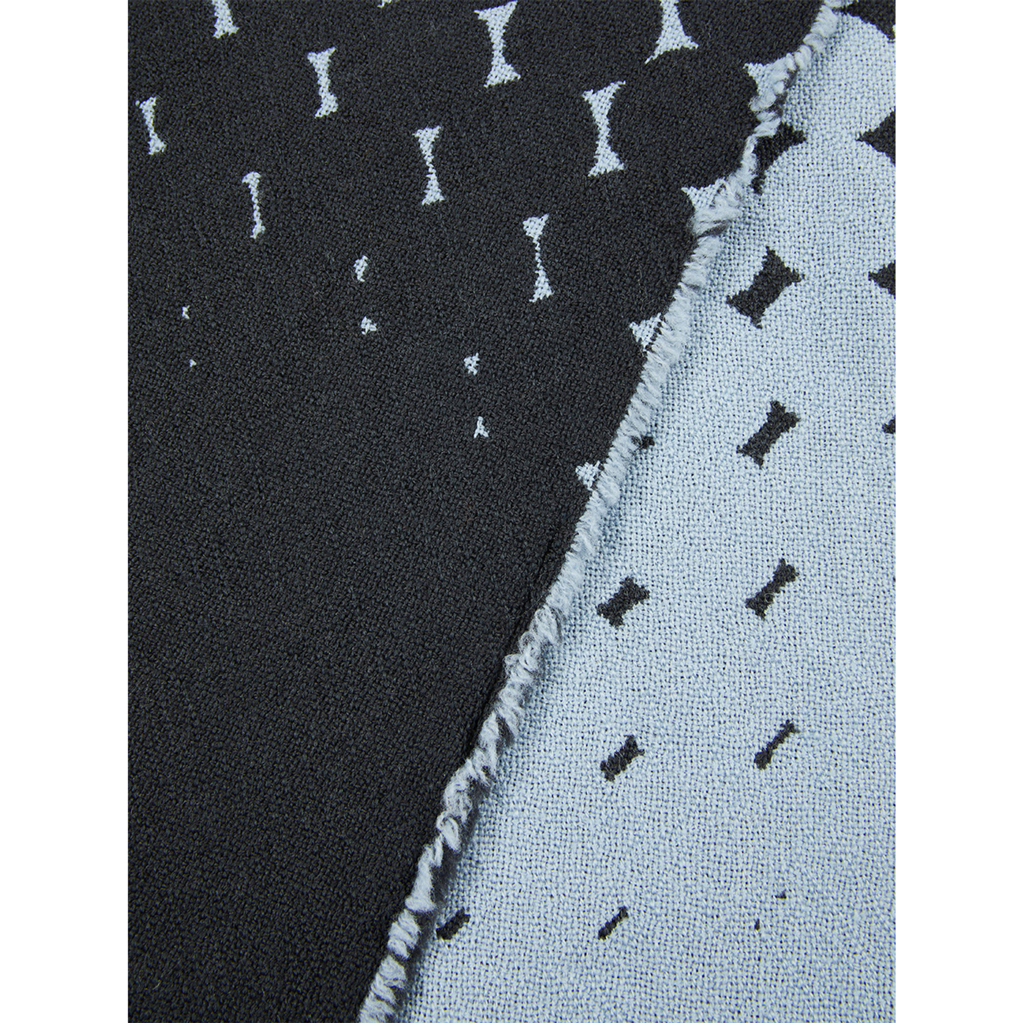 Plaid TIGLIO - Azzurro Antracite, 130x180 Lanerossi vista4