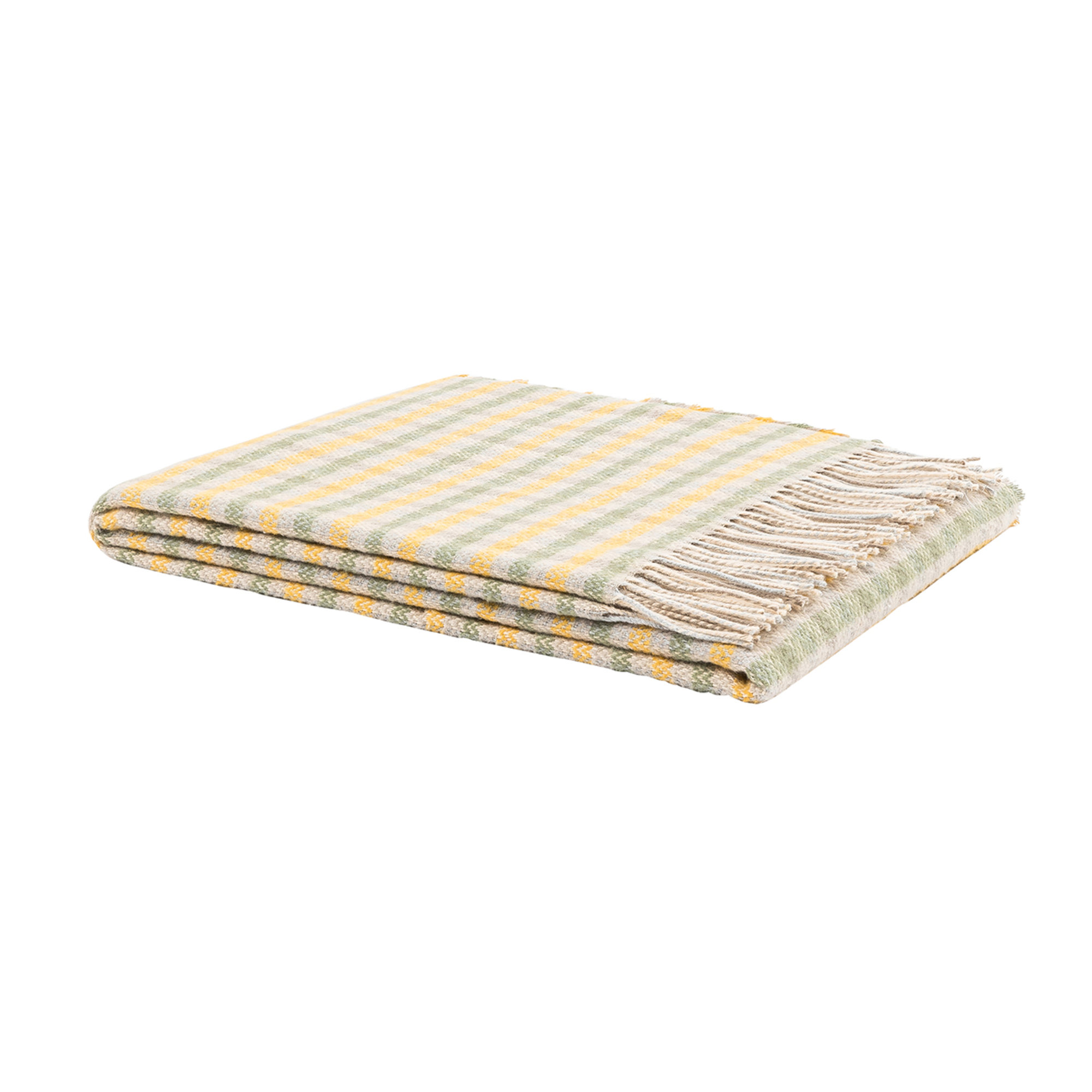 Plaid IBIZA - Saliegroen / Goud, 130x170 Lanerossi vista0