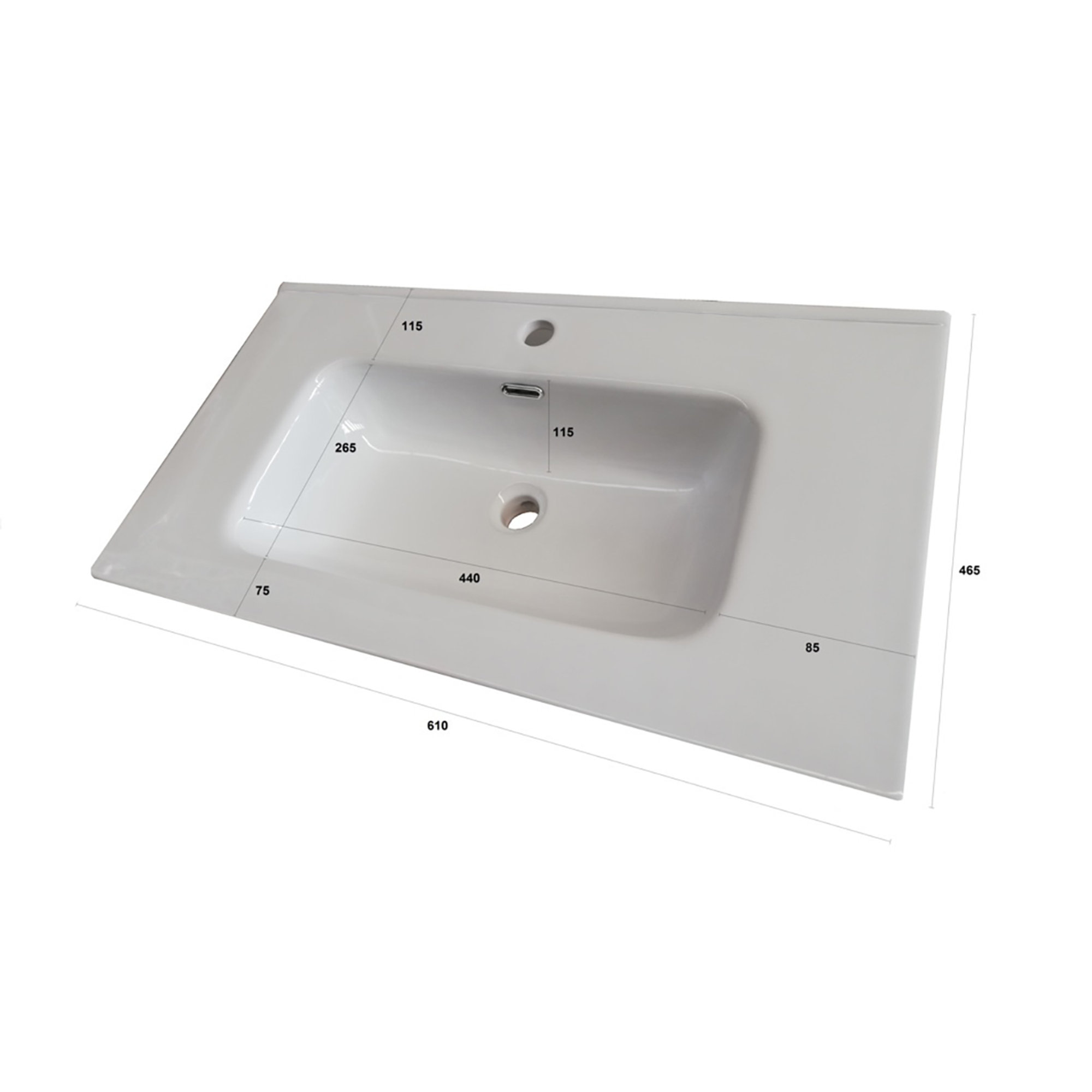 Composizione 4 pezzi ZIP bianco opaco,  L.61 P.46,5 H.190 TFT Home vista3