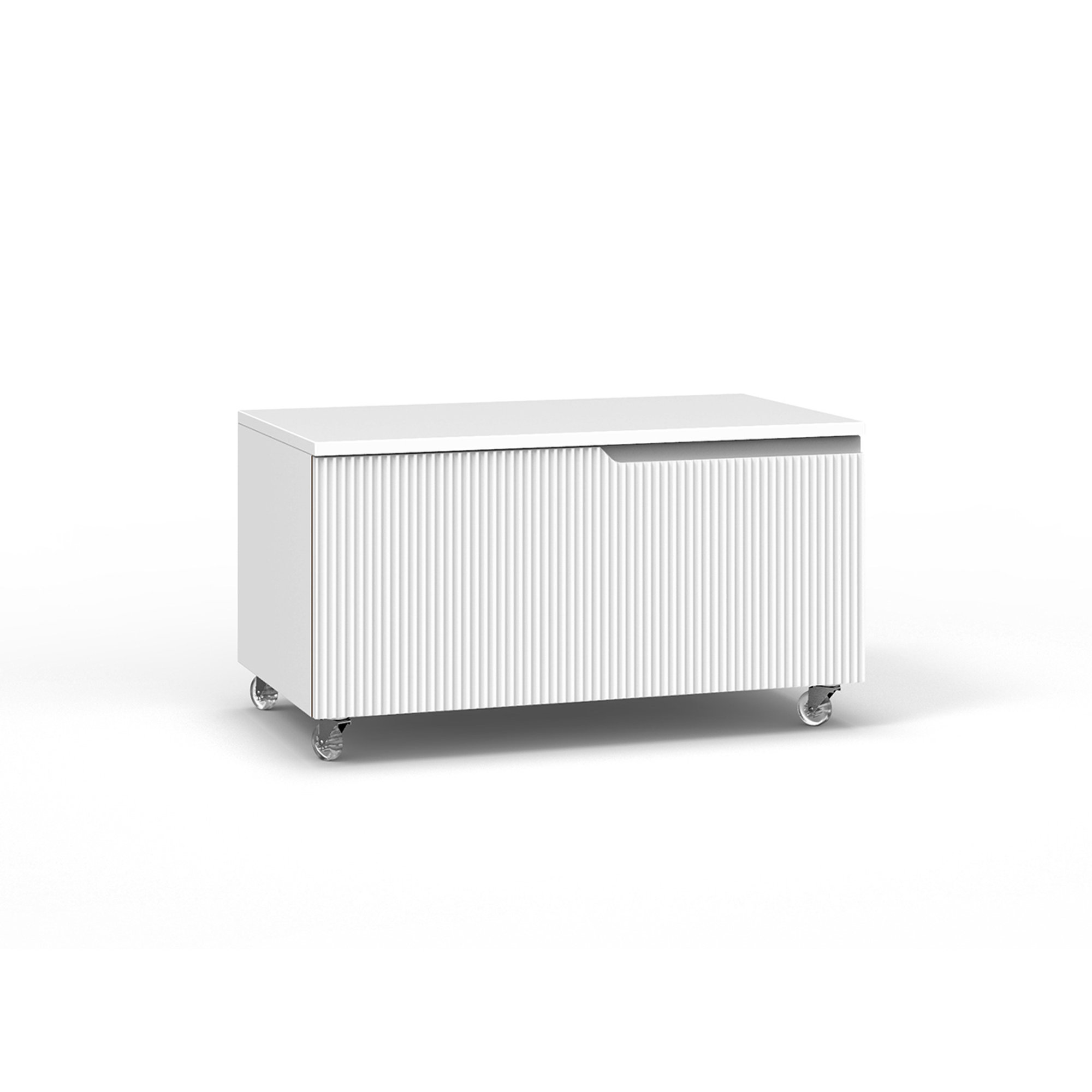 Cassettiera ZIP bianco opaco, cm. L.80 P.45 H.42 TFT Home vista0