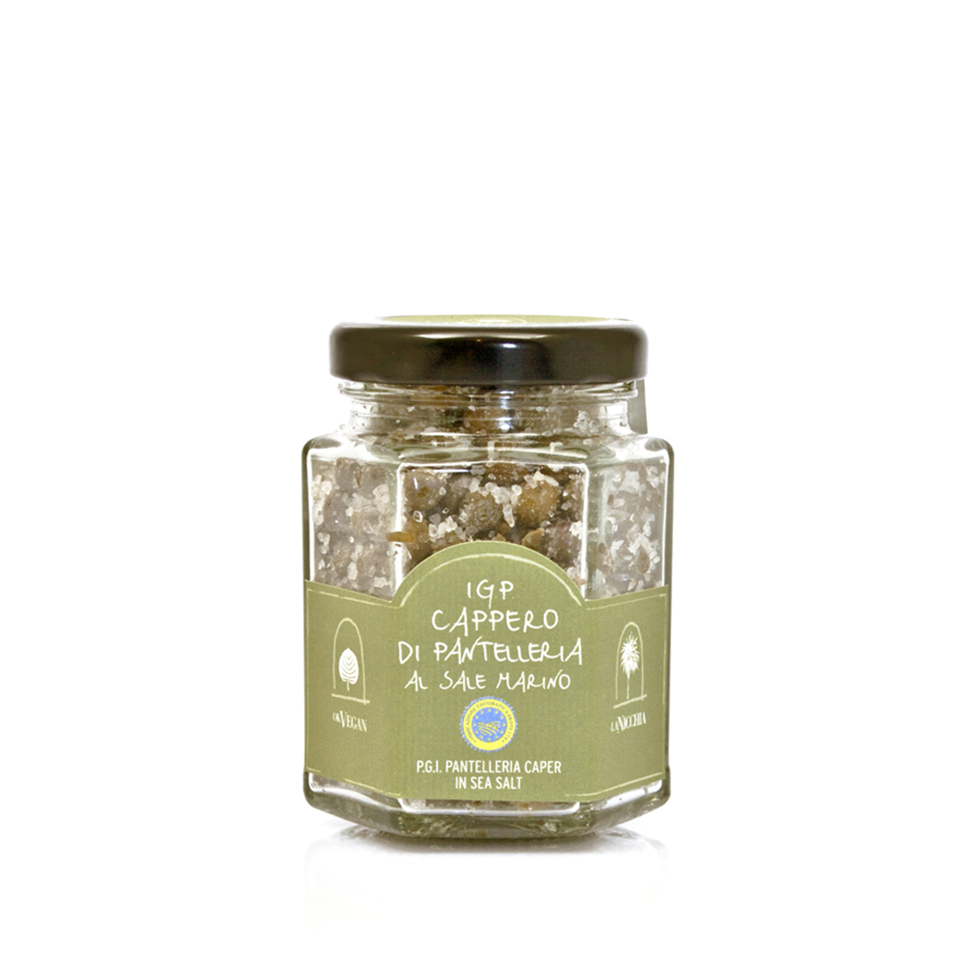 6 vasetti da 90 gr - Capperi "Piccoli" IGP La Nicchia vista0