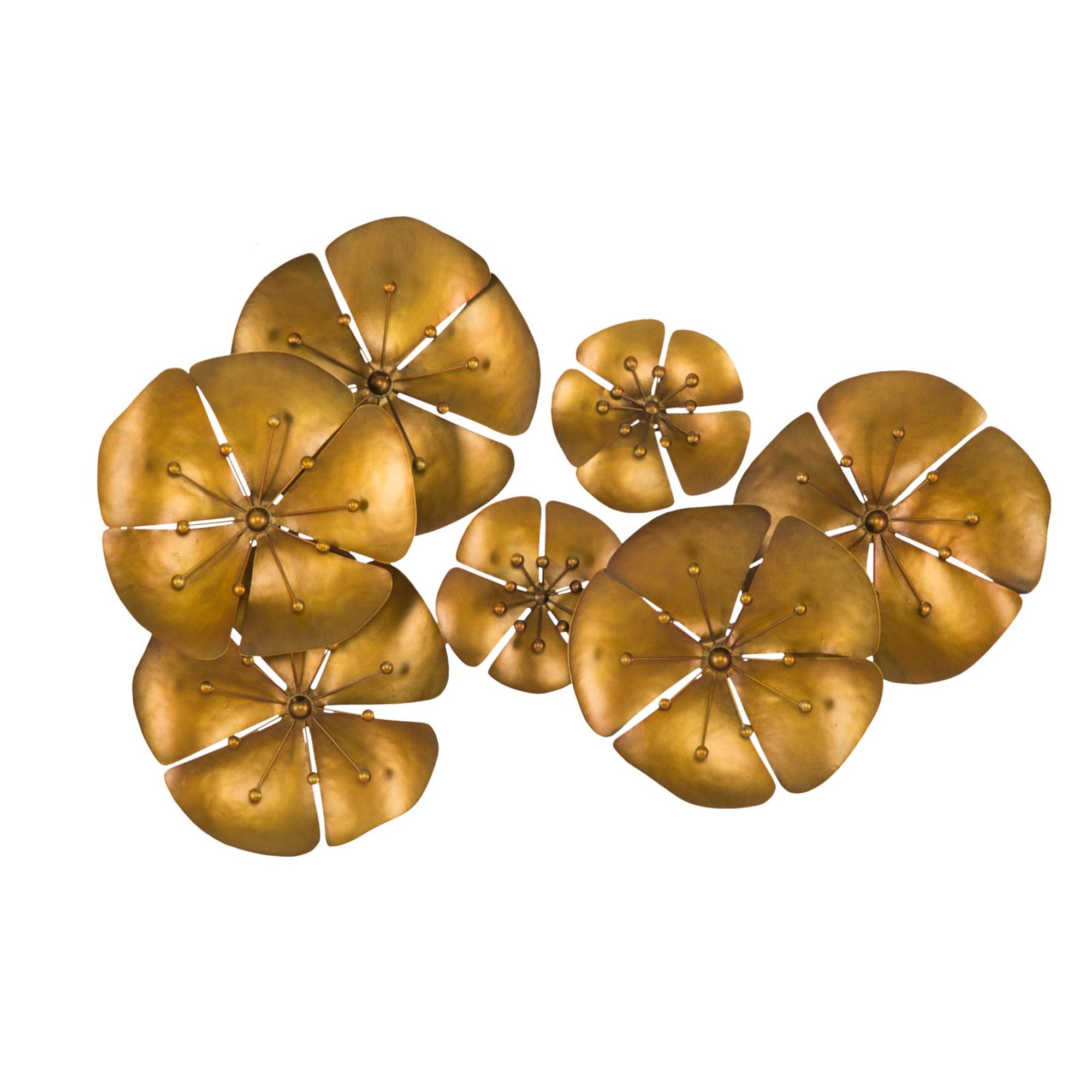 Pannello in Ferro Flowe Goldy -b- cm 80x6x57 Charme 1921 vista0