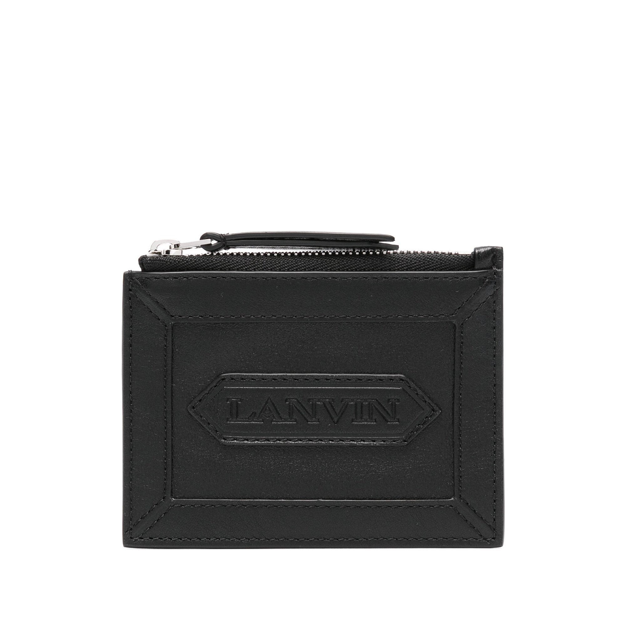Zipped Card Holder With Lanvin Label Lmslswz4piena24 Lanvin  vista0