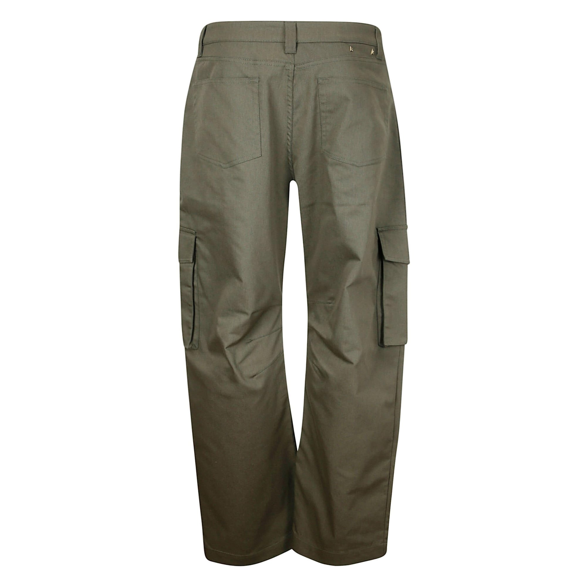 Pantalon Cargo Golden M en mélange de coton sans poche inférieure Gmp01868p00155835548 GOLDEN GOOSE vista1
