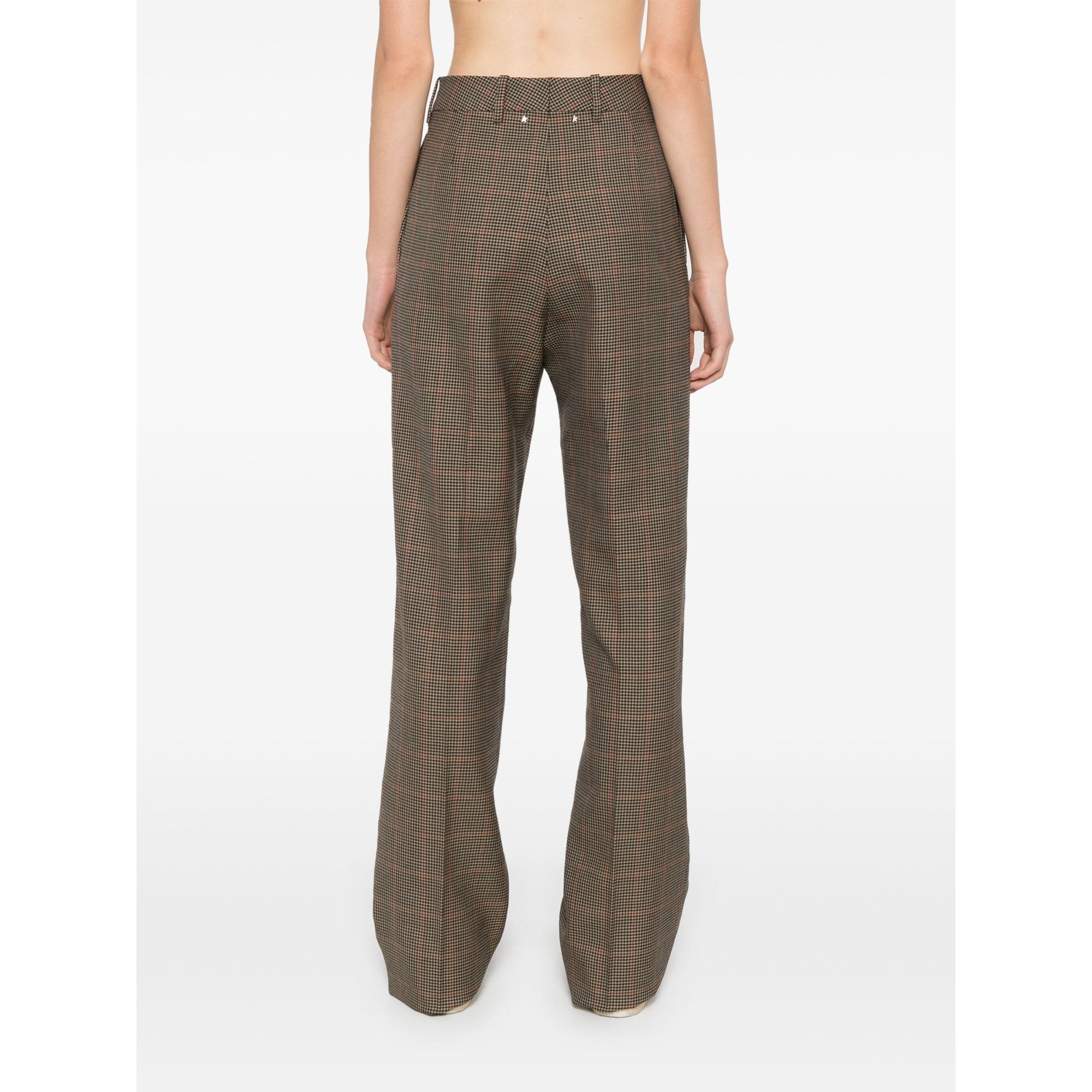 W`s New Relaxed Pant Pied de Poule Check Gwp01894p00116582699 GOLDEN GOOSE vista3
