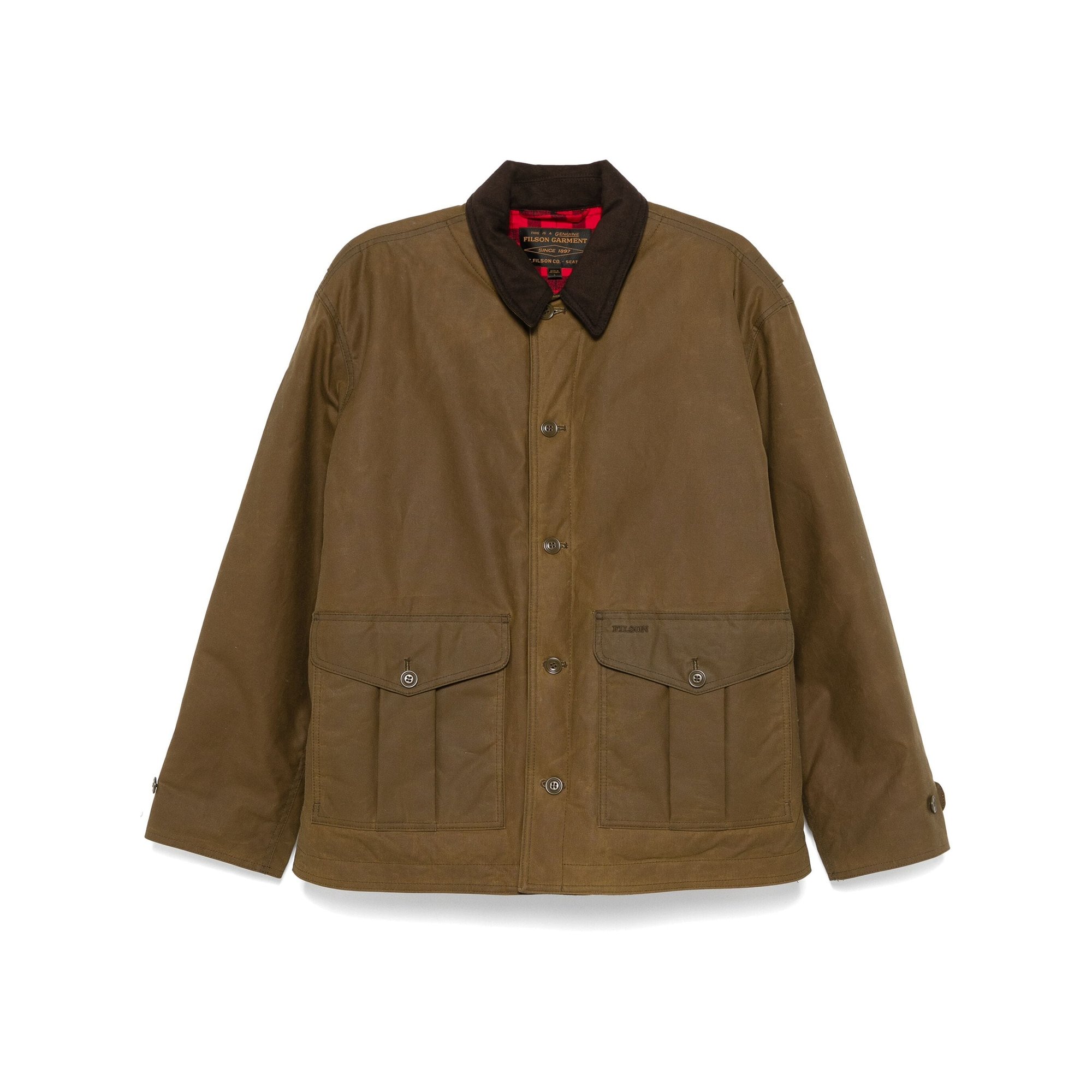 Waxed Barn Coat Fmcps01037178 Filson vista0