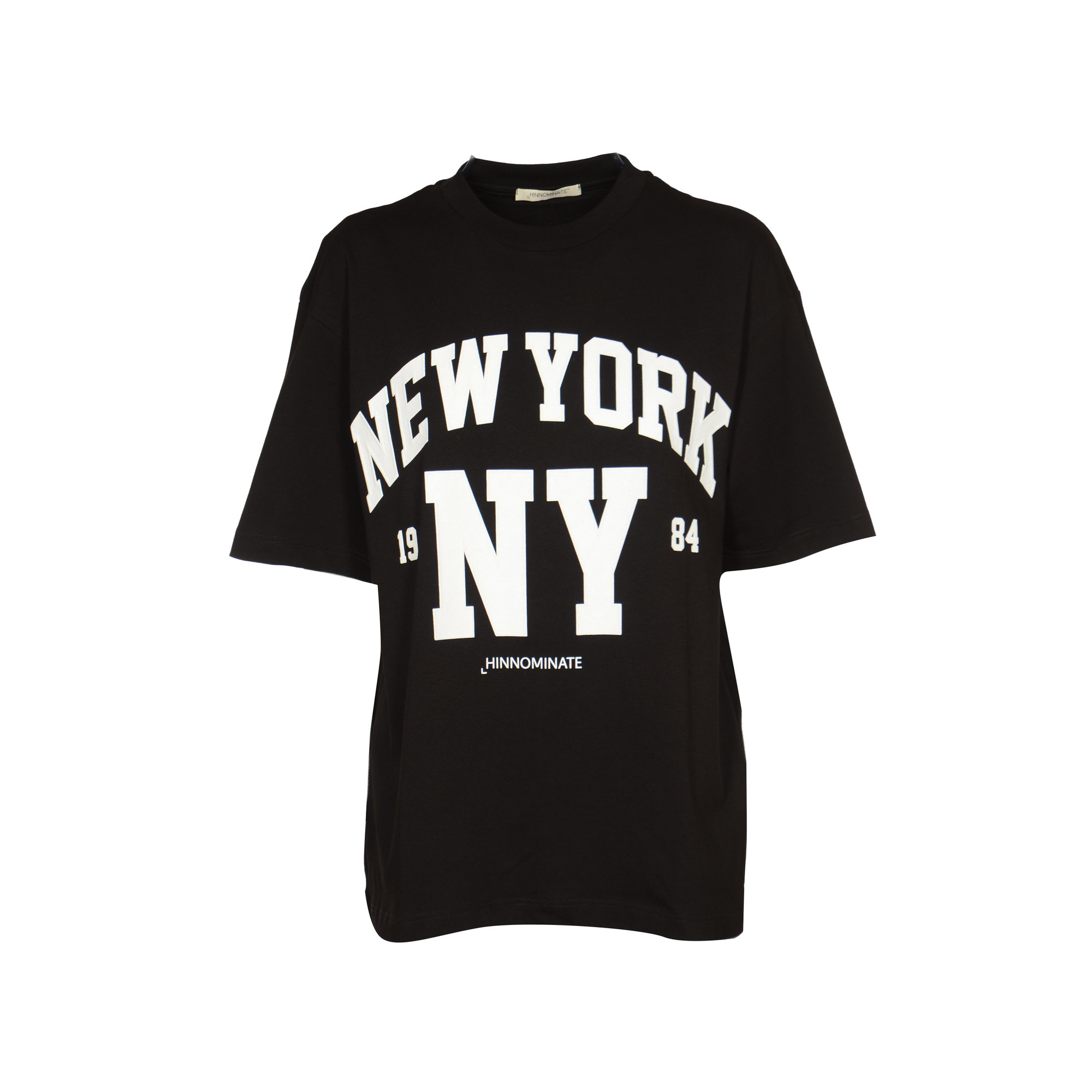 Camiseta en Jersey con Estampado y Etiqueta hinnominate vista0