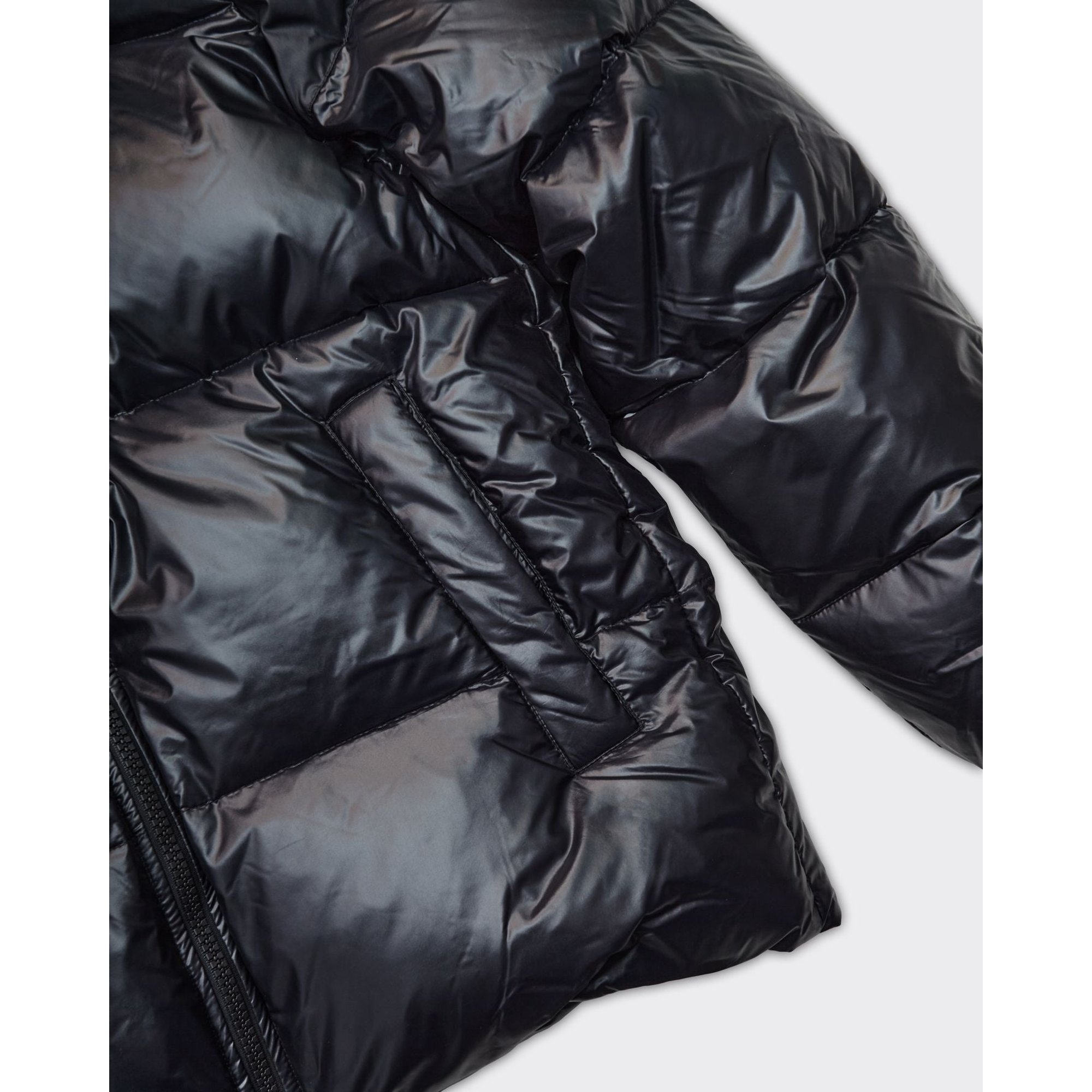 Chaqueta Puffer Sten 3 Brillante Negra pyrenex vista1
