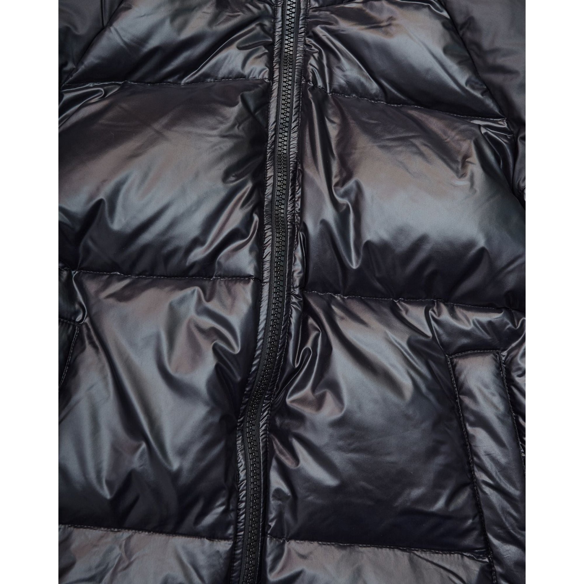 Chaqueta Puffer Sten 3 Brillante Negra pyrenex vista3