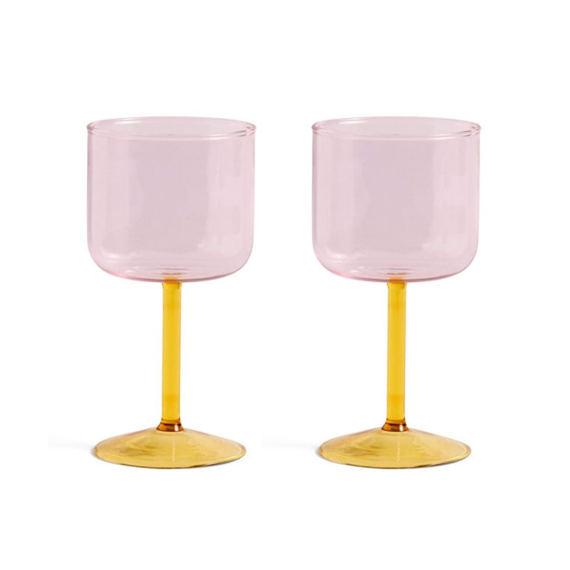 Tint Weinglas-Set mit 2 Stück-pink und gelb Ab530a668ag85 Hay vista0