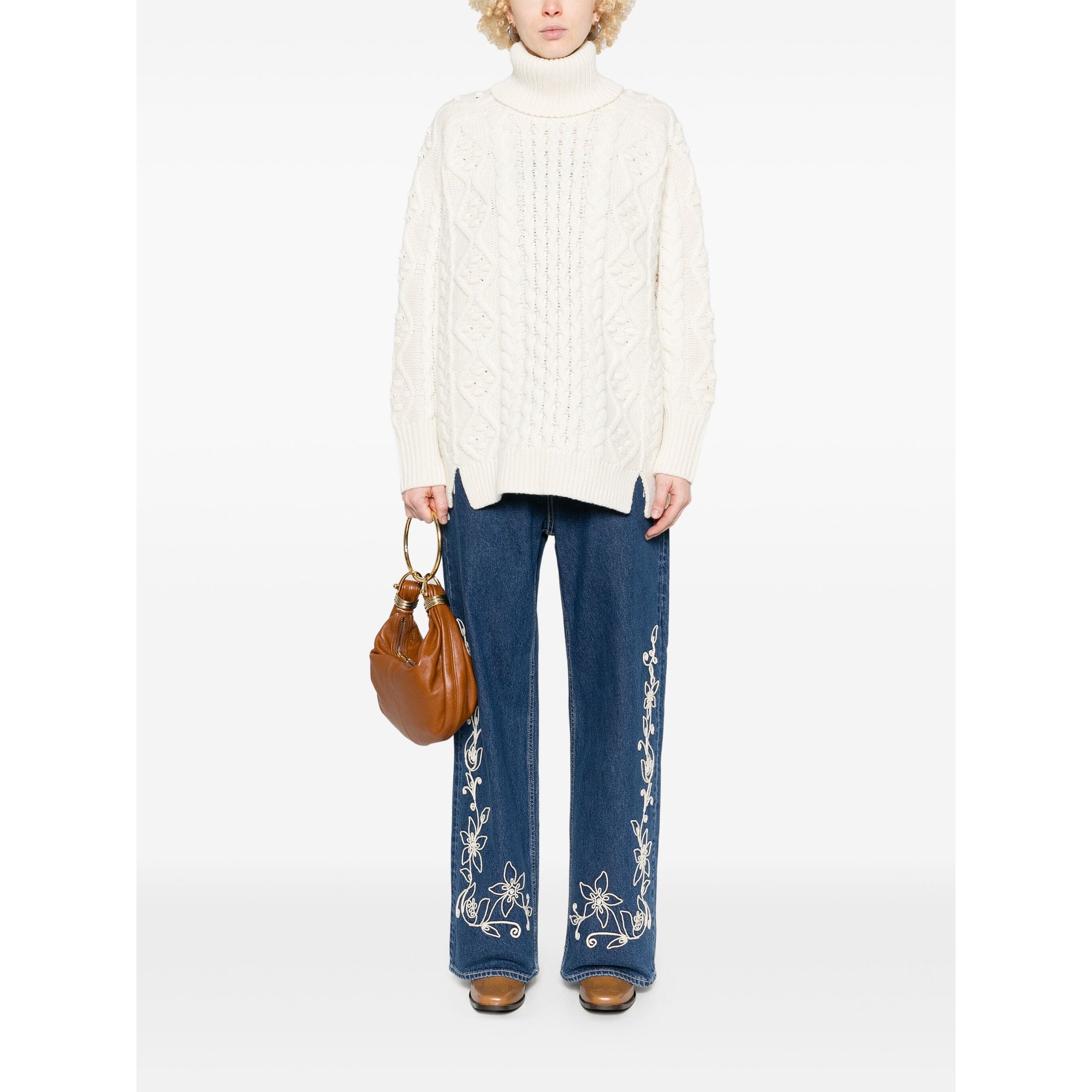Turtleneck Sweater Anar Loulou Studio vista1
