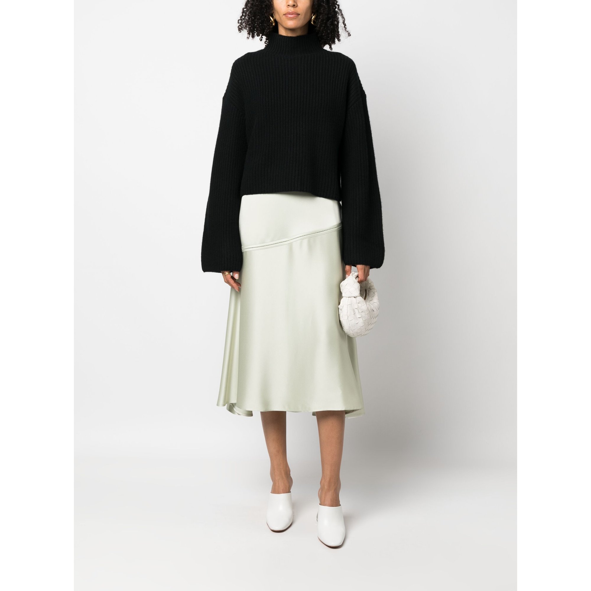 Funnel Neck Sweater Faro Loulou Studio vista1
