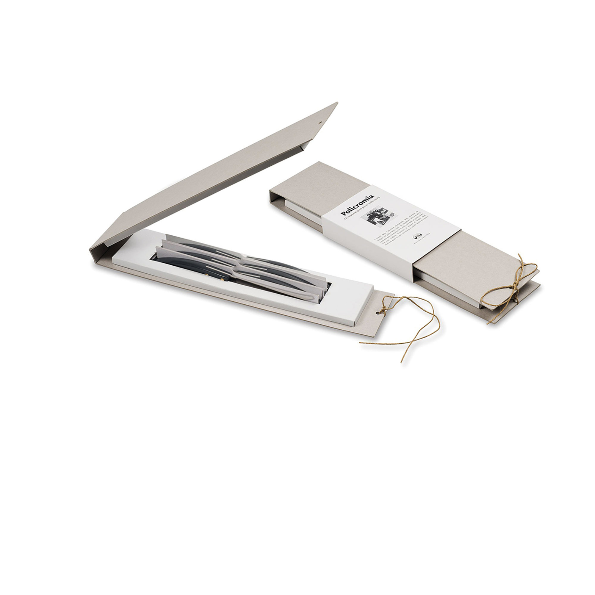 Coltello tavola Policromia, manico metacrilato grigio scuro (6 pz. x conf.) Coltellerie Berti vista1