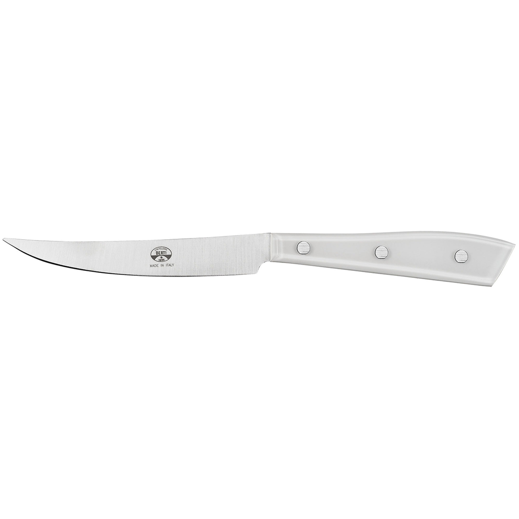 Coltello bistecca Compendio, manico in metacrilato ghiaccio lucido (6 pz. x conf.) Coltellerie Berti vista0