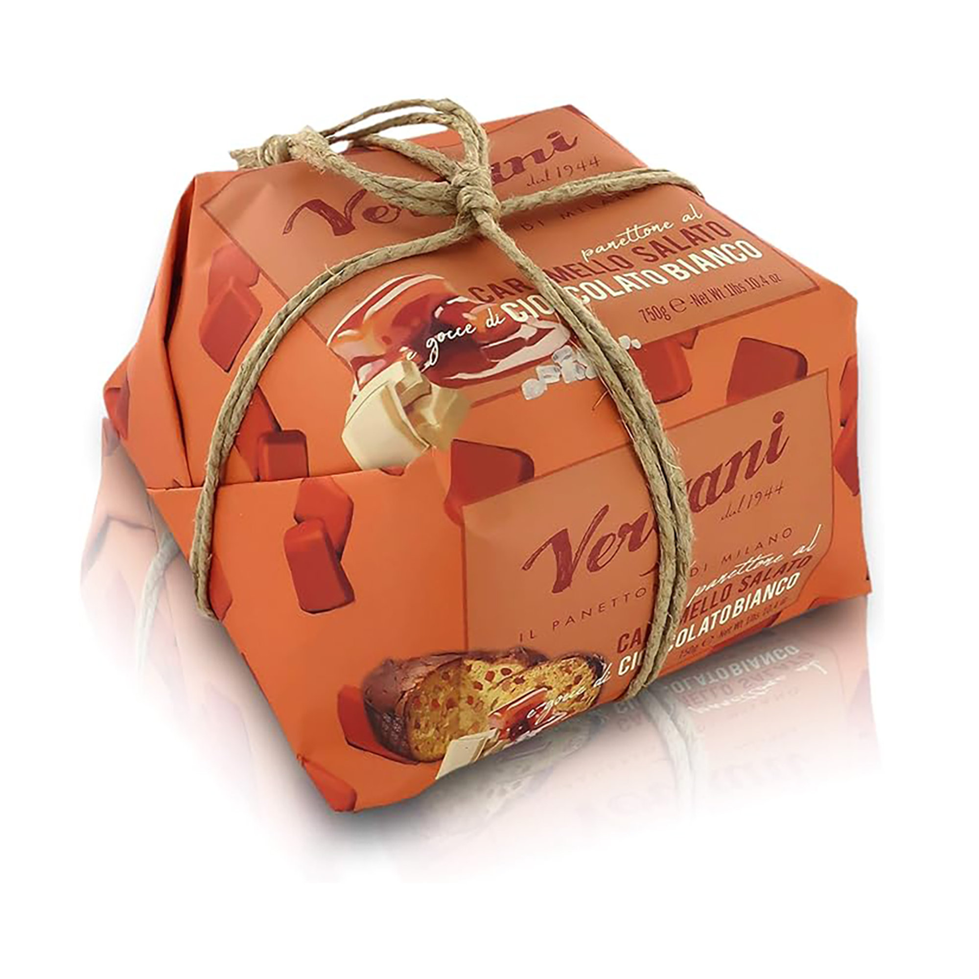 Vergani Salted Caramel Panettone 750g. Gourmet Vergani vista0