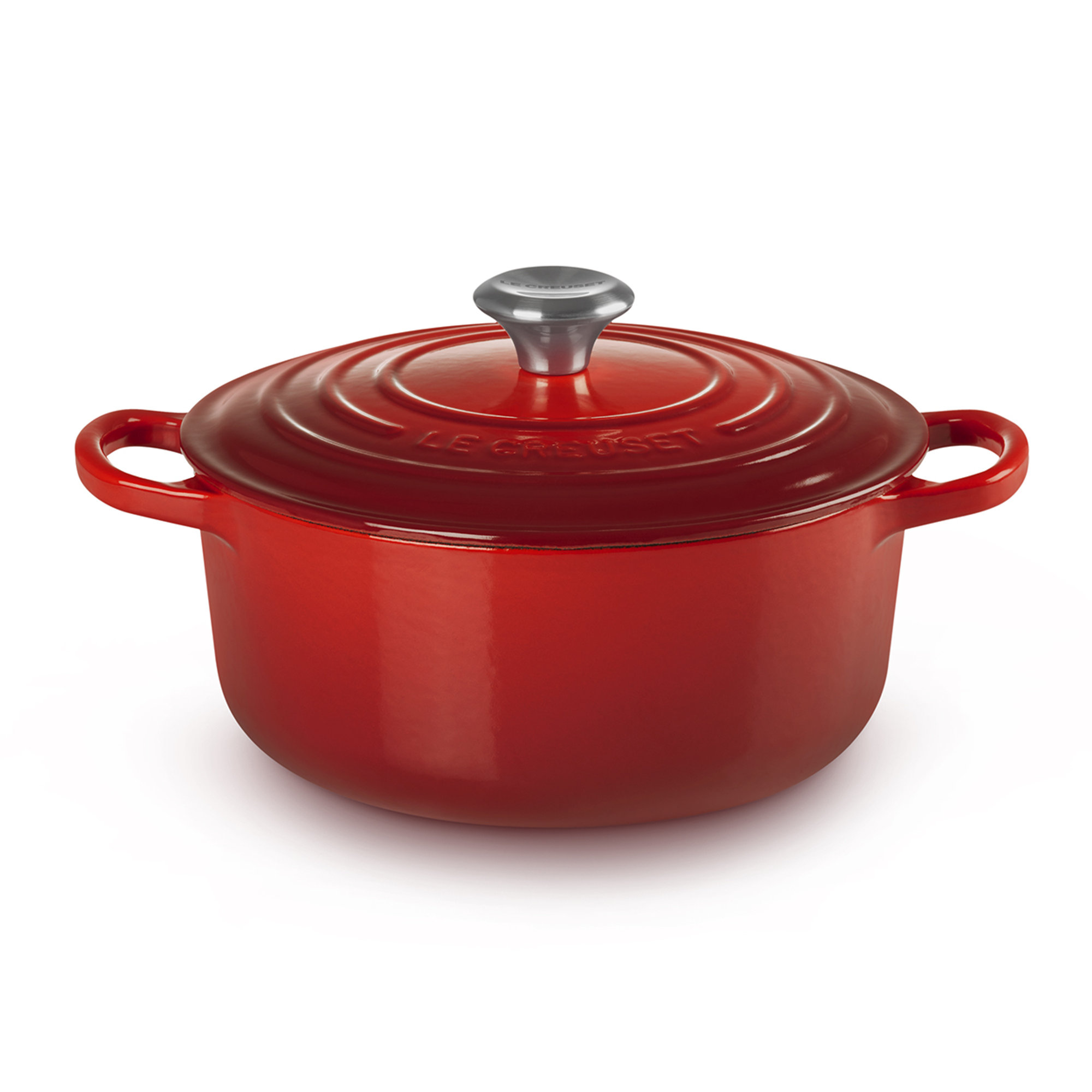 Cocotte Ronde. Evo 20 cm Cerise Le Creuset vista0